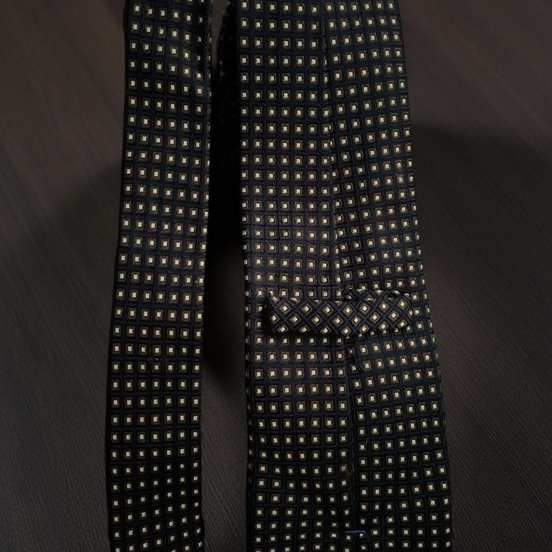 Nautica Vintage Nautica Neck Tie in Navy, Brown, and Gold tie Size ONE SIZE - 2 Thumbnail