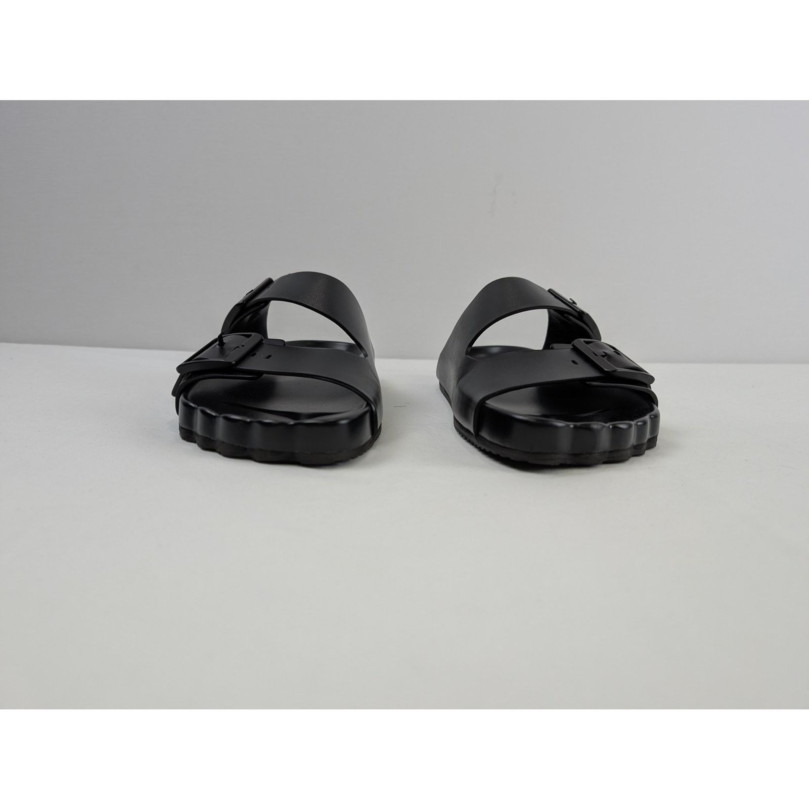 Balenciaga o1rshd1 Matt Calfskin Sunday Sandal Slippers in Black Size US 9 / EU 42 - 7 Thumbnail
