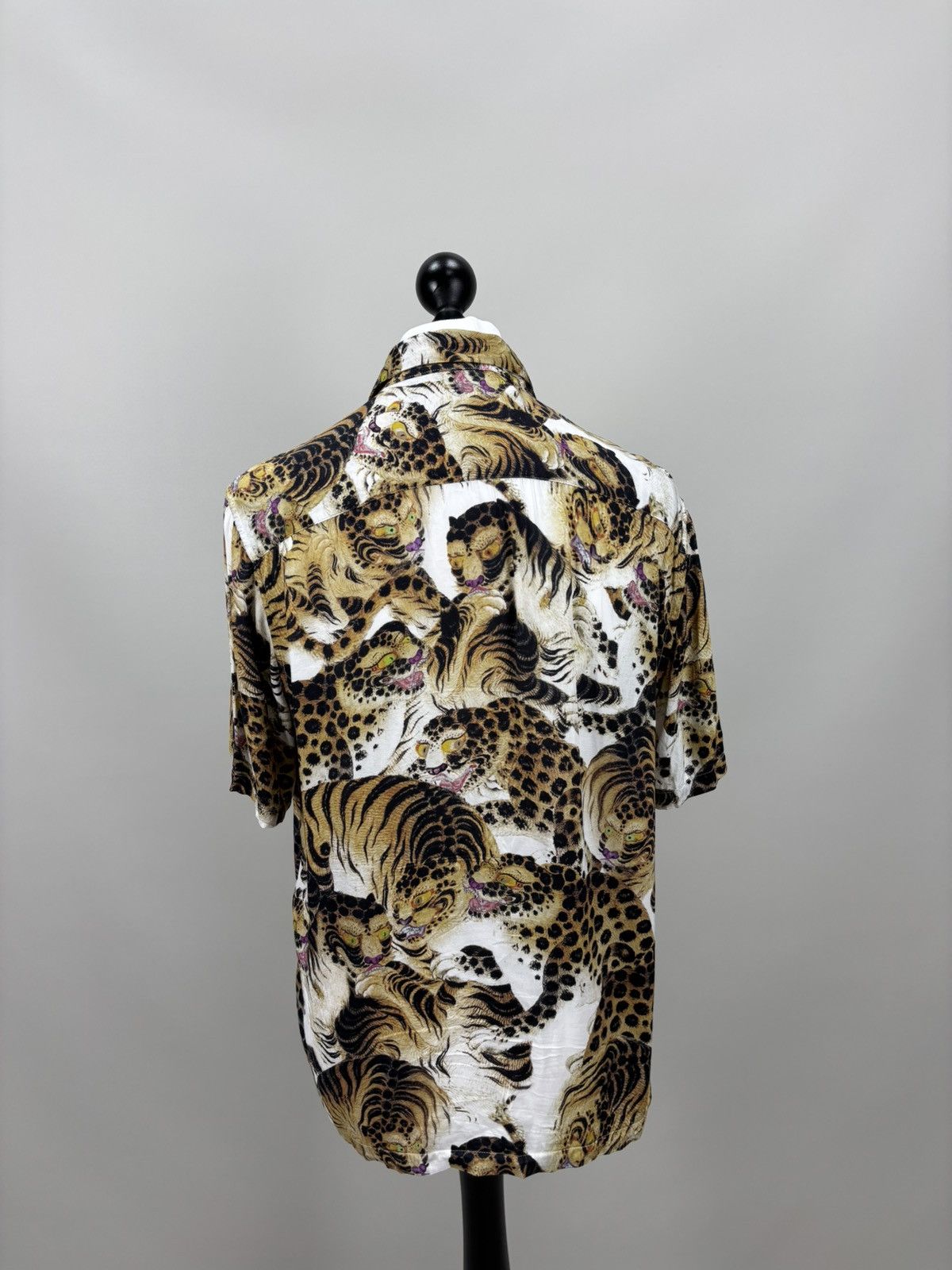 Allsaints Mens viscose shirt animal print All Saints Size M Size US M / EU 48-50 / 2 - 7 Thumbnail