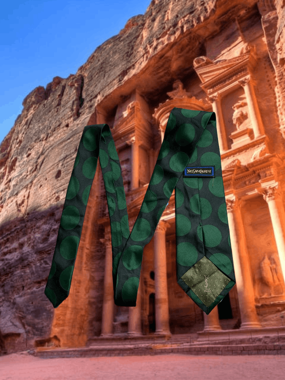 Yves Saint Laurent Tie Vintage Yves Saint Laurent One size luxury Y2K Size ONE SIZE - 1 Thumbnail