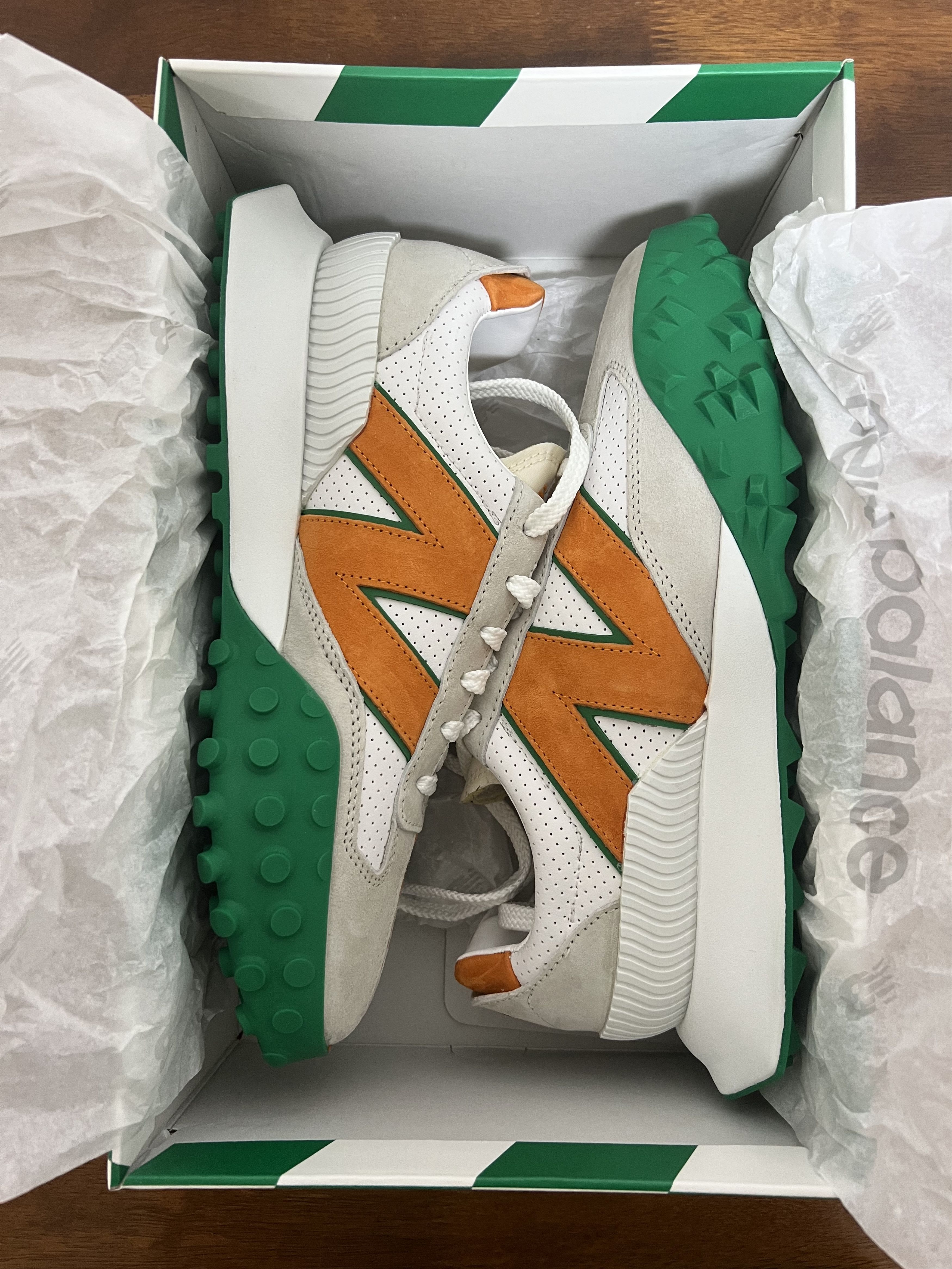 Casablanca × New Balance 💚 2021 Casablanca x New Balance XC-72 Orange/Green NEW Size US 8.5 / EU 41-42 - 15 Thumbnail