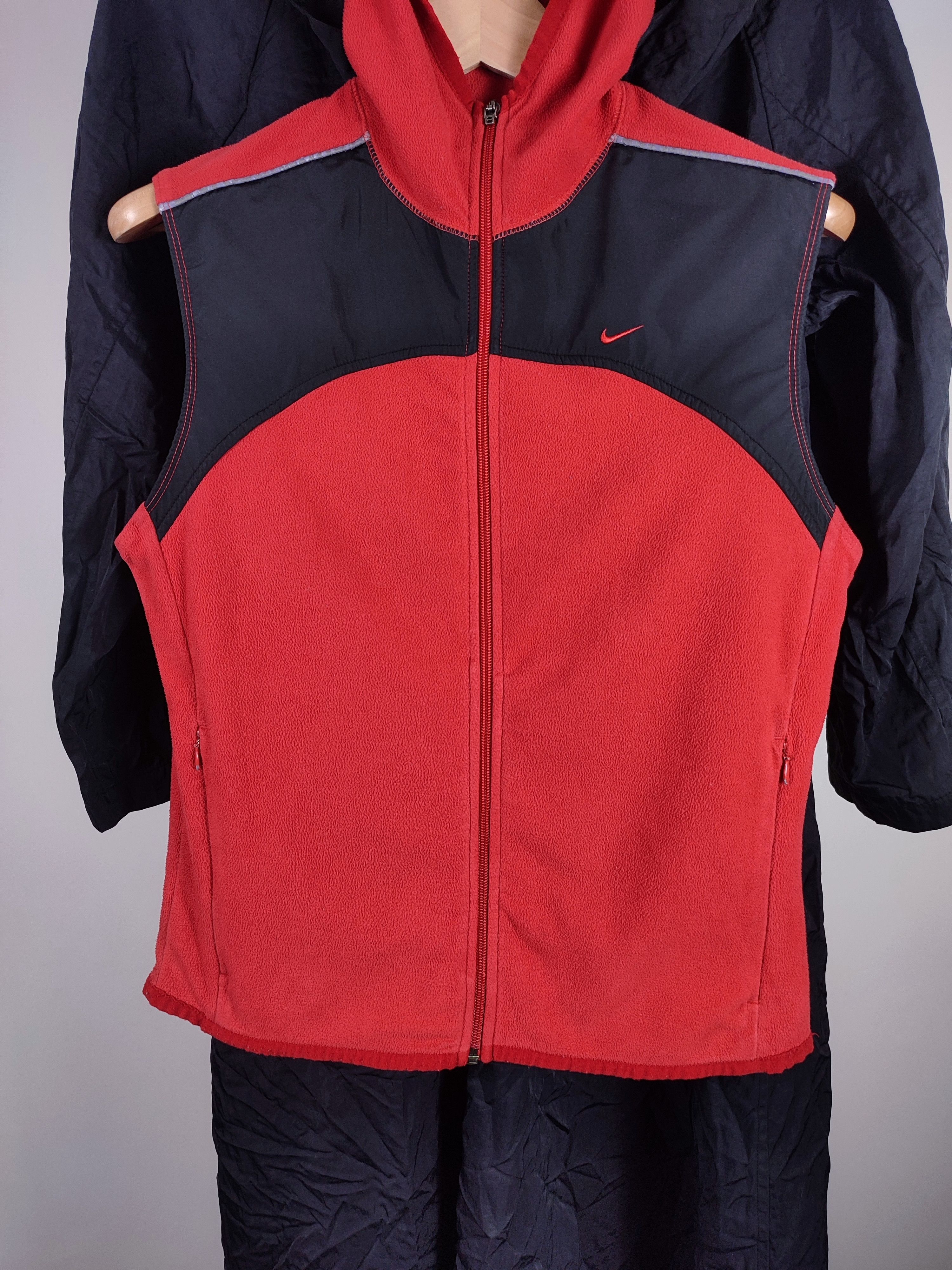 Nike Vintage Nike Fleece Thermal Hood jacket Size US M / EU 48-50 / 2 - 2 Thumbnail