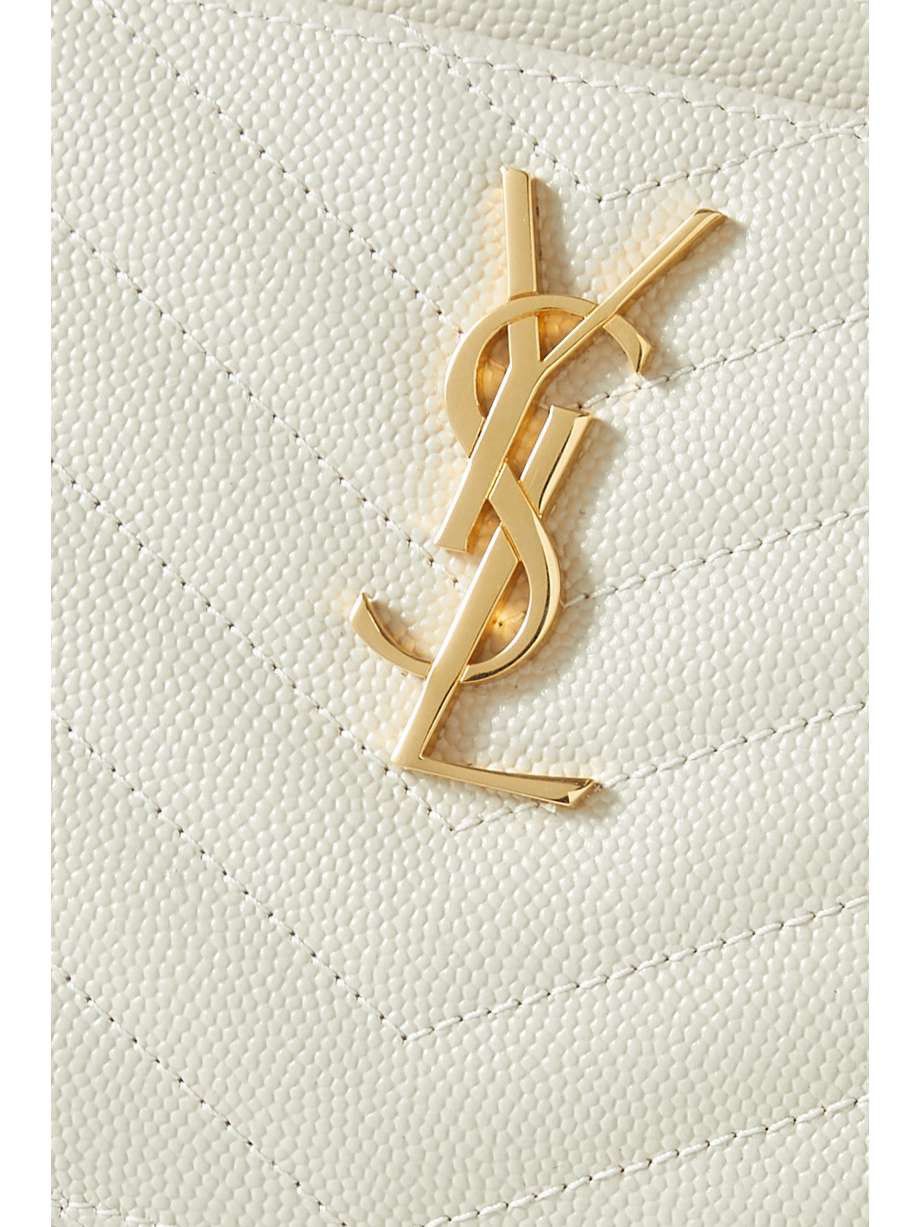 Saint Laurent Paris o1b1hav110225 Size: OS/ Cassandre Matelasse Leather Pouch Size ONE SIZE - 4 Thumbnail