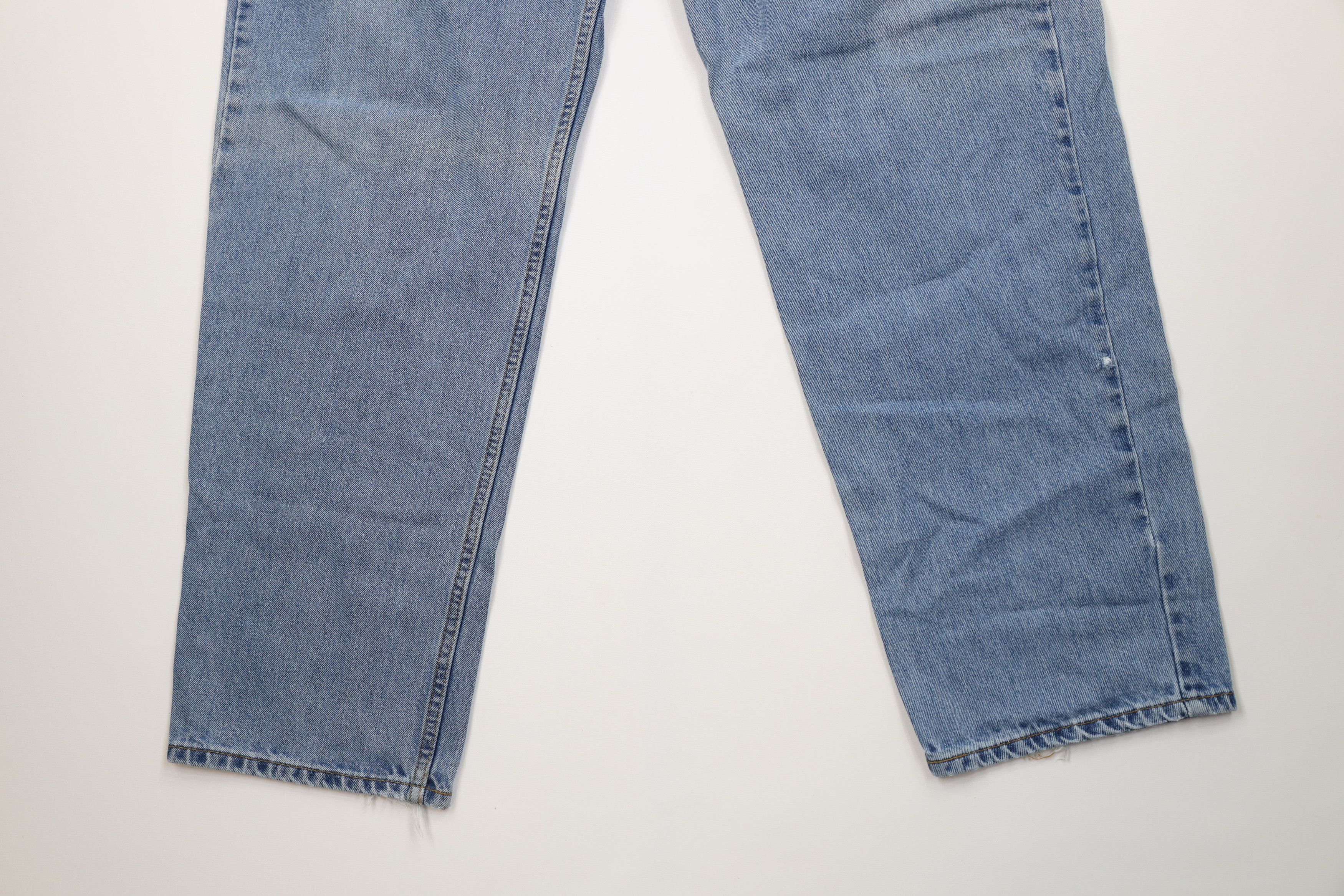 Levi's Vintage Y2K Levis 550 Relaxed Fit Wide Leg Denim Jeans Blue Size US 40 / EU 56 - 4 Thumbnail