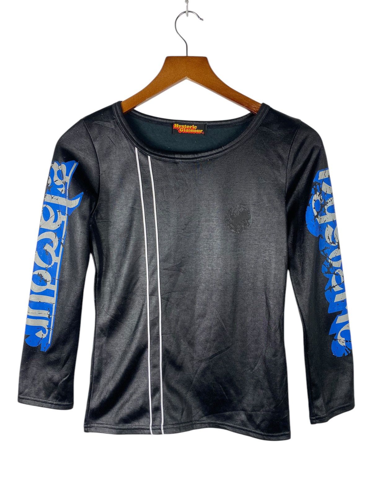 Hysteric Glamour Vintage Hysteric Glamour Spellout Worn Long Sleeves Shirt Size S / US 4 / IT 40 - 2 Thumbnail