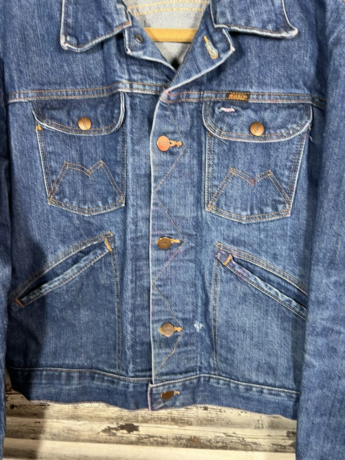 Vintage VTG Maverick Jacket Mens 42 Blue Bell Denim Jacket Size US M / EU 48-50 / 2 - 5 Thumbnail