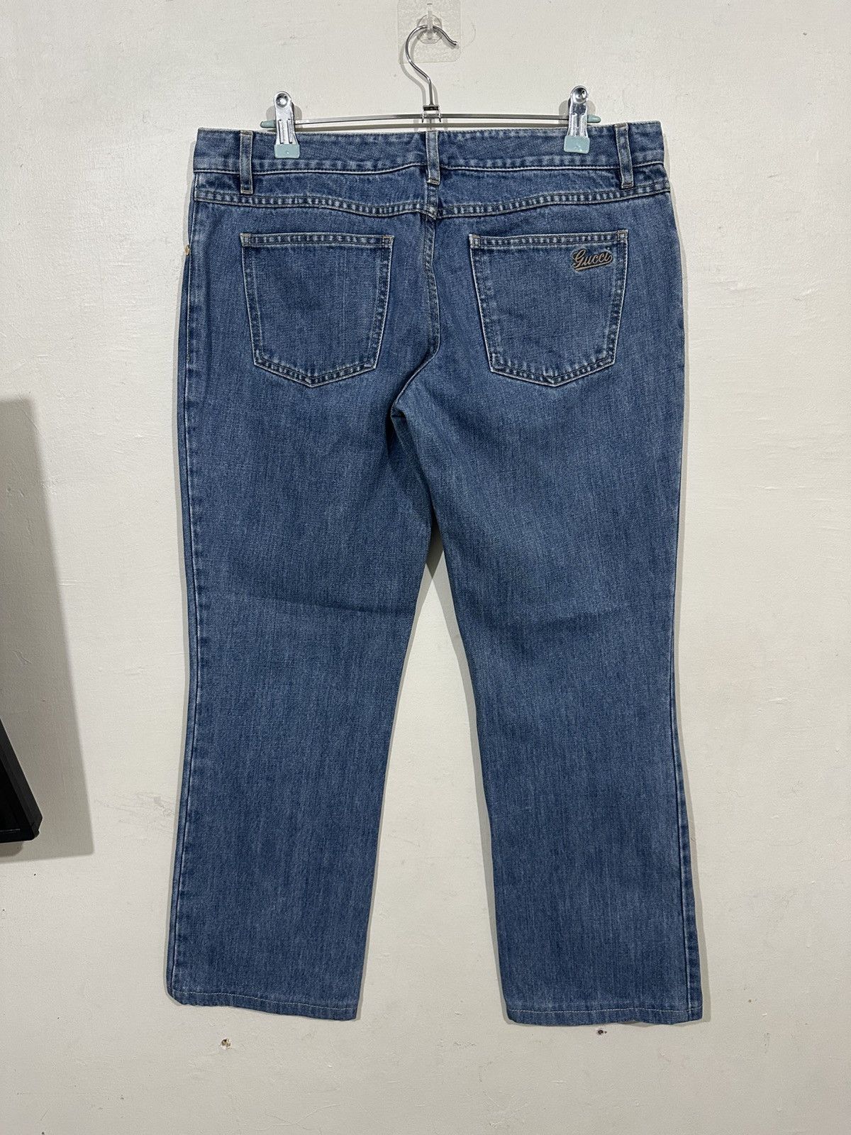 Gucci Gucci - Denim - Embroidered Size US 32 / EU 48 - 1 Thumbnail