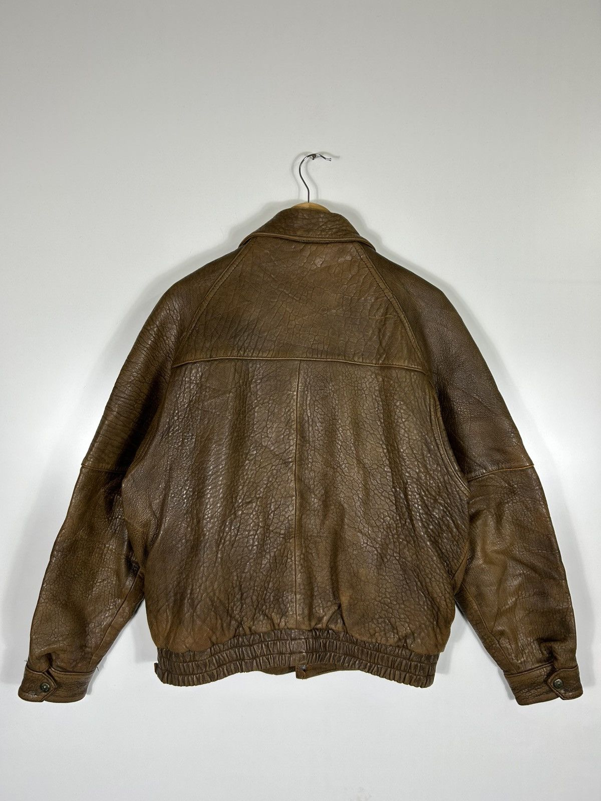 Leather ⚡️Vintage 80’s Houston A2 Flyer Leather Jacket Size US L / EU 52-54 / 3 - 16 Thumbnail