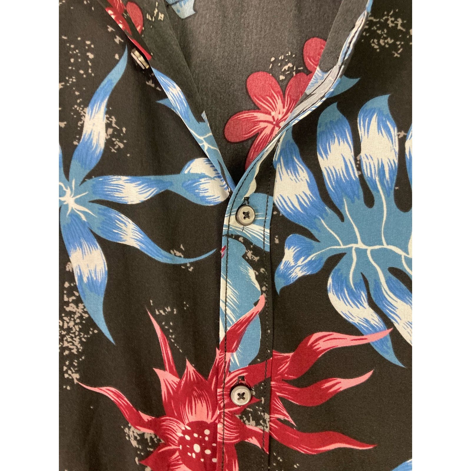Other Geometrix NYC Floral Print Blouse M Women's Slim Fit Chic Size M / US 6-8 / IT 42-44 - 7 Thumbnail