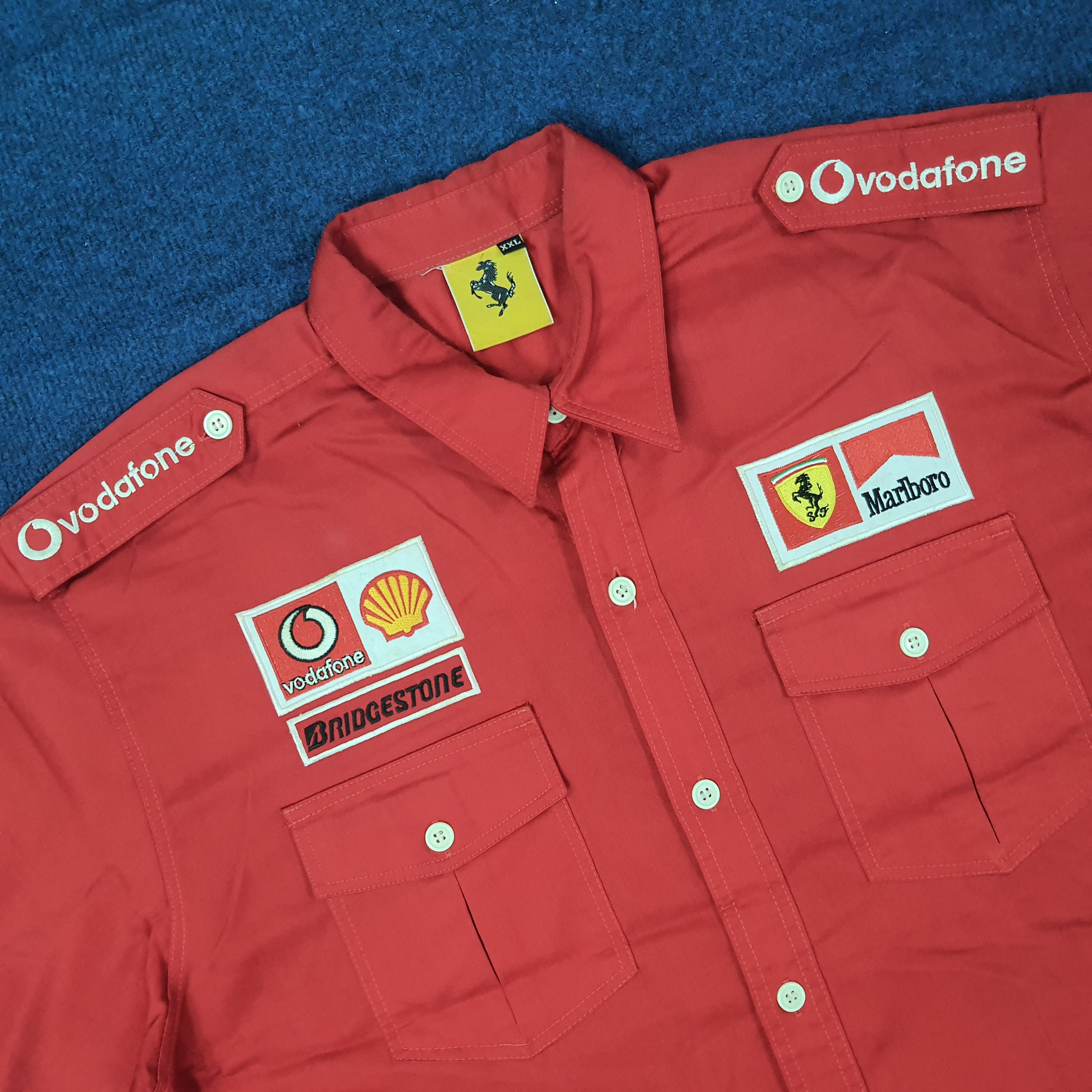 Ferrari Vintage Ferrari Marlboro Motorsports Button Up Shirt C259N13 Size US L / EU 52-54 / 3 - 2 Thumbnail