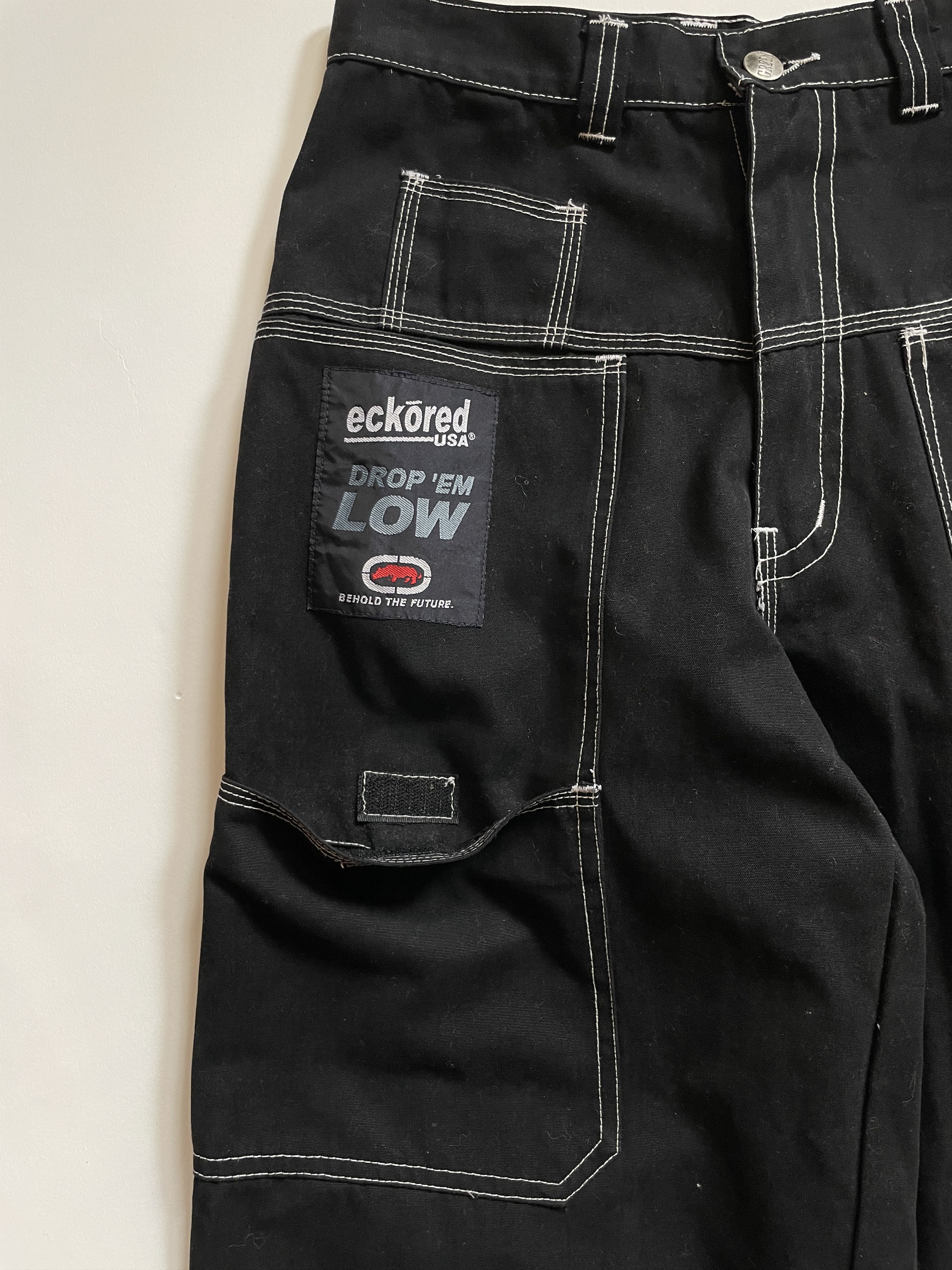 Ecko Unltd. 2000s Ecko Rave Skate Baggy Pants Size US 27 - 3 Thumbnail