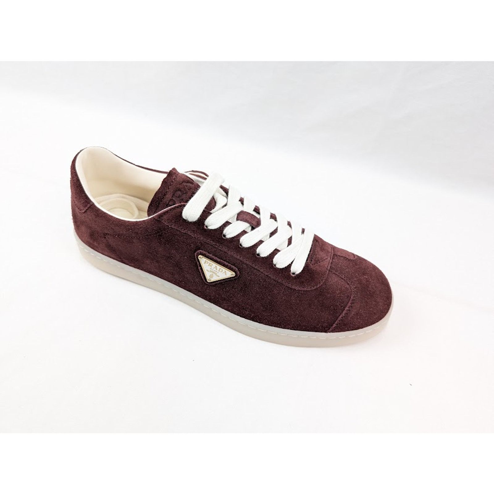 Prada o1rshd1 Low-Top Sneakers in Bordeaux Size US 10.5 / EU 43-44 - 2 Thumbnail