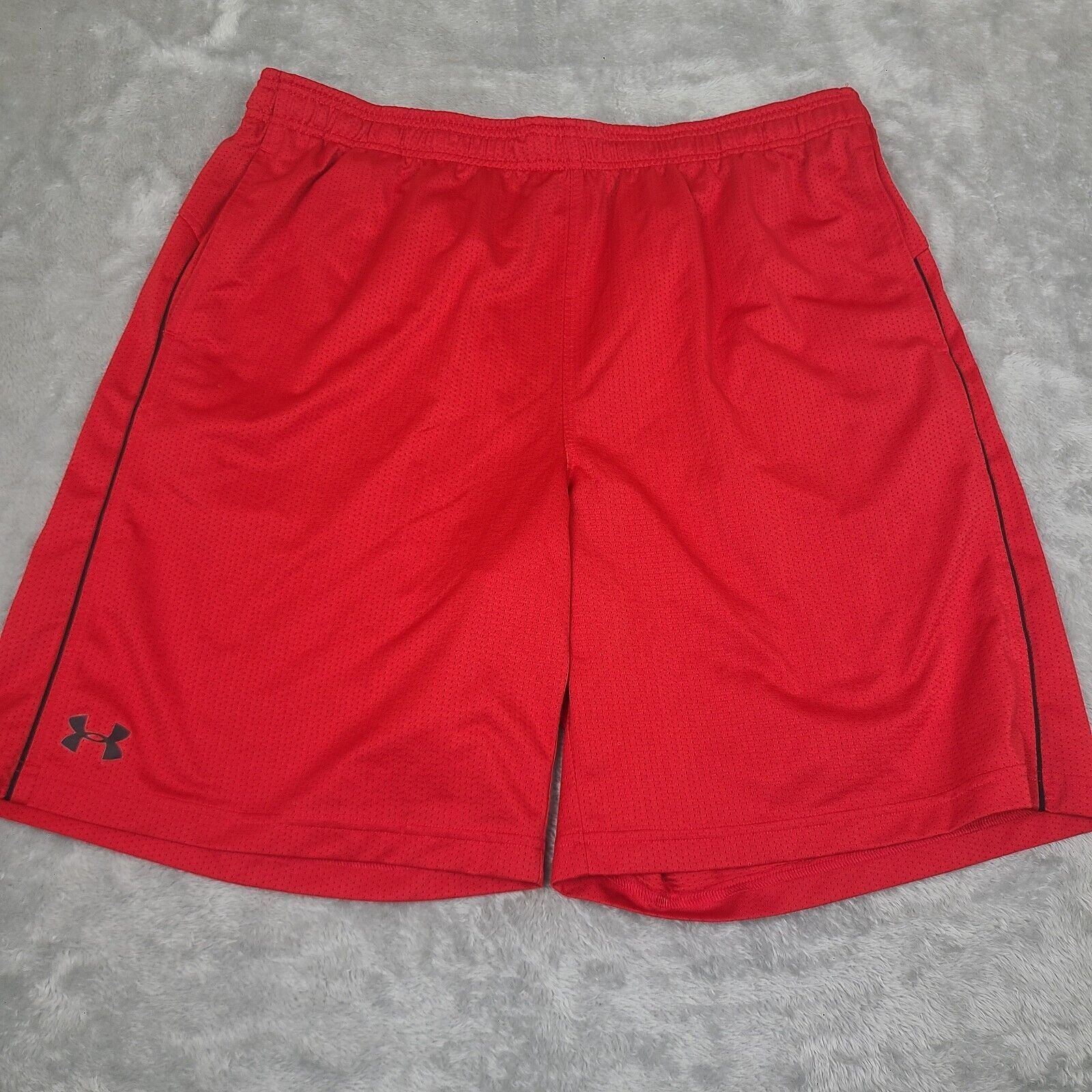 Under Armour Under Armour Shorts Mens 2XL Red Basketball Active Loose Gym Size US 38 / EU 54 - 1 Thumbnail