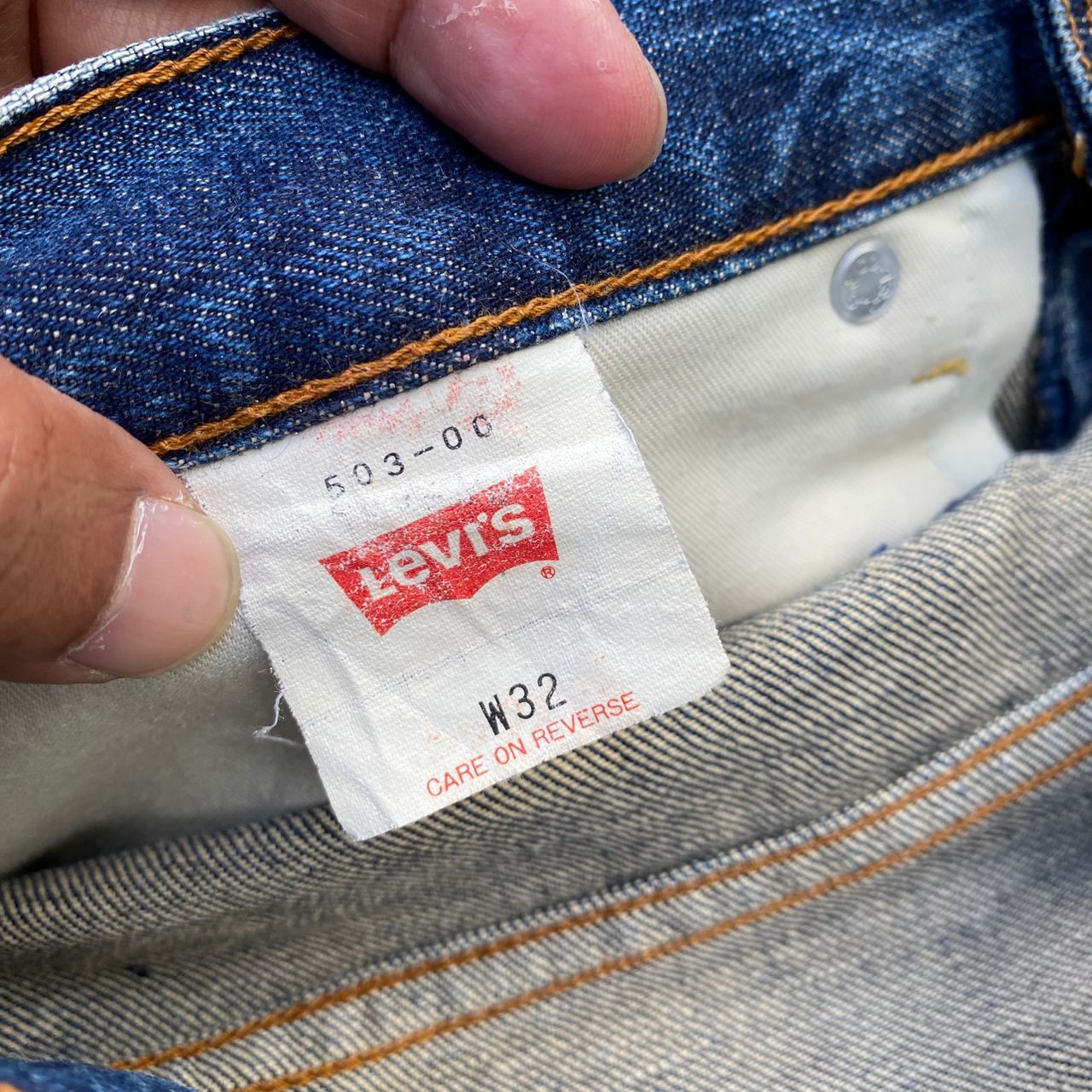 Levi's 💥Best Offer💥Vintage 90s Levis 503 Distressed Denim Size US 31 - 17 Thumbnail