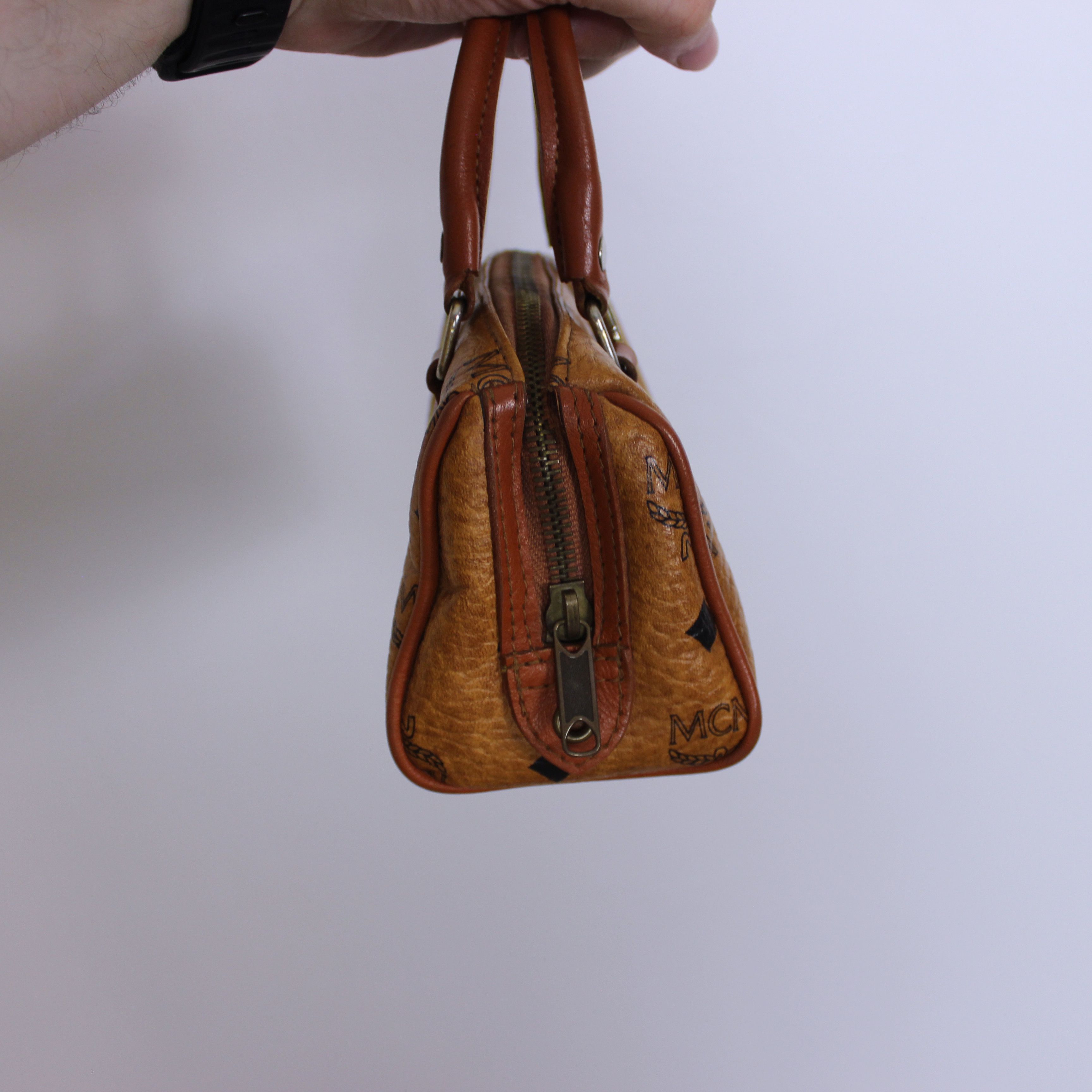MCM Mcm bag mini small monogram leather 90s Size ONE SIZE - 6 Thumbnail
