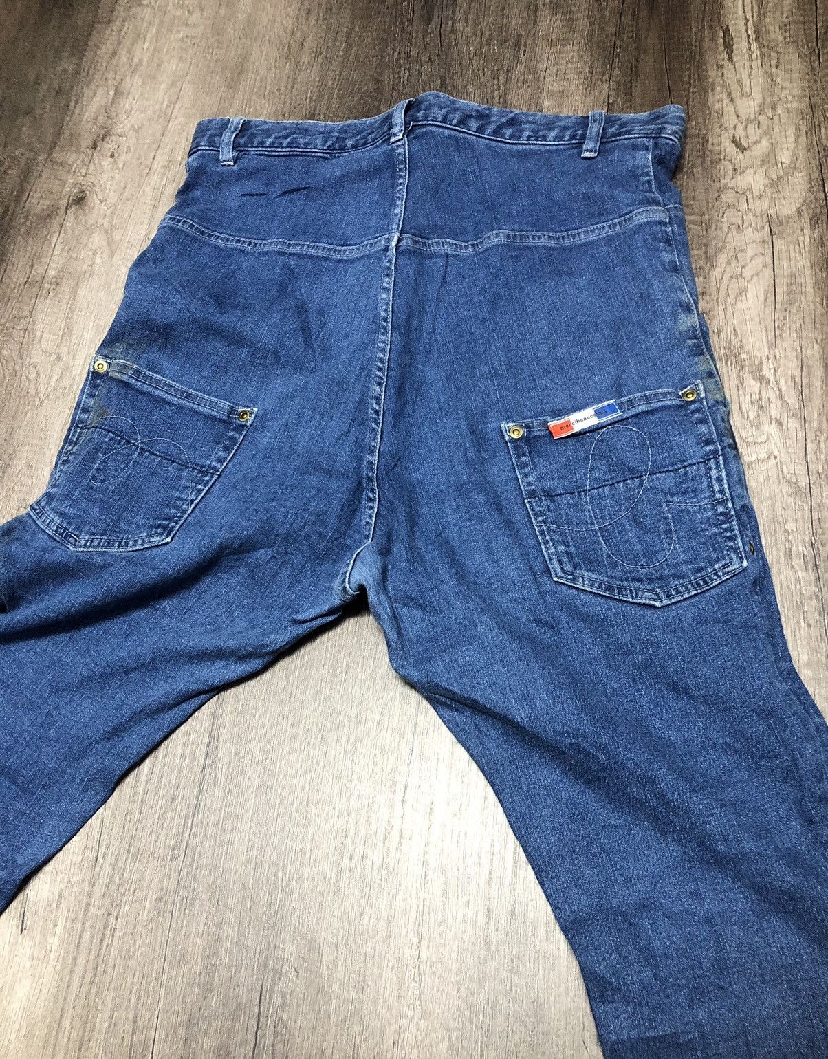 Issey Miyake × Vintage × mercibeaucoup Vintage Mercibeaucoup Issey Miyake Jeans Size 33" - 7 Thumbnail
