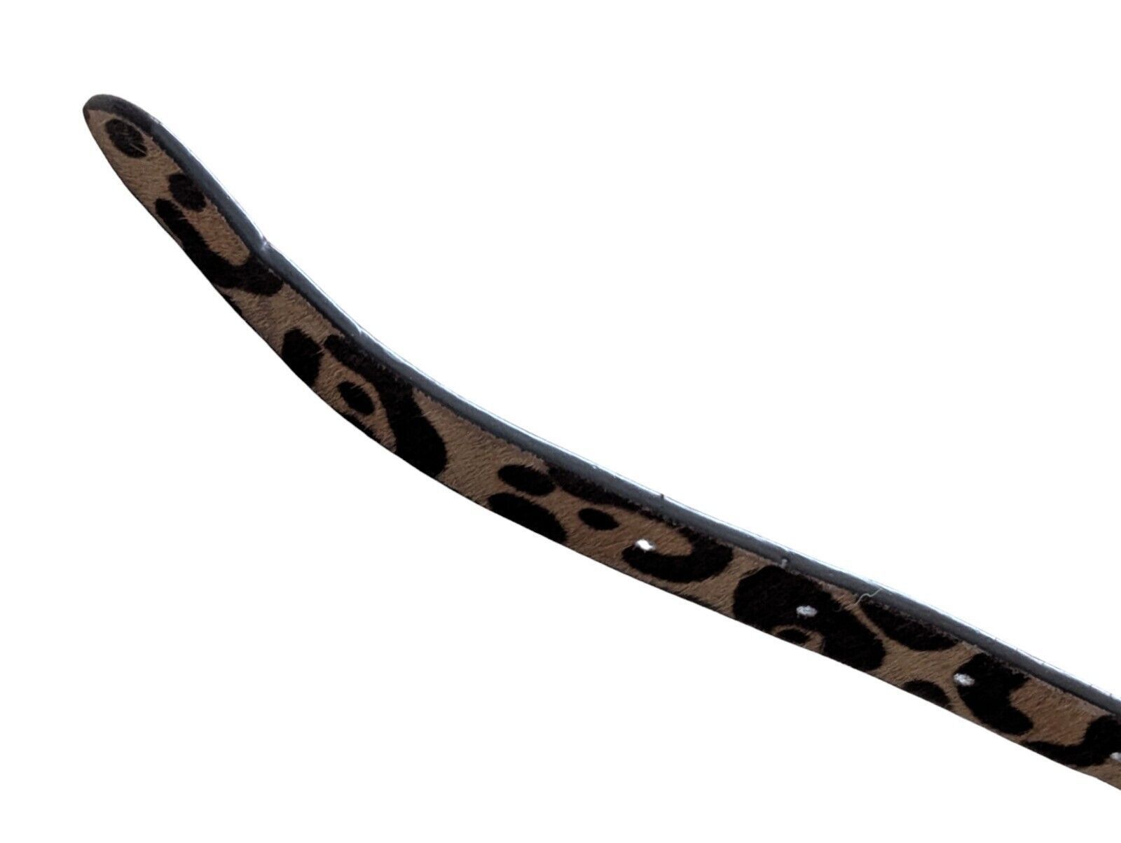 Gap Gap Leopard Print Small Cow Leather Belt Womens Brown Beige Size ONE SIZE - 4 Thumbnail