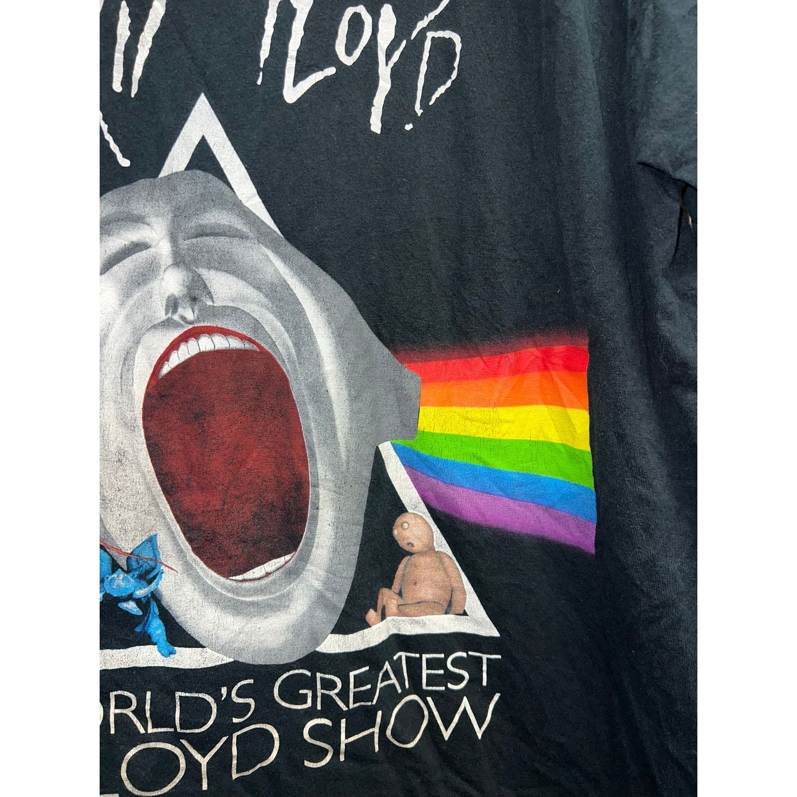 Gildan Brit Floyd Shirt Worlds Greatest Pink Floyd Show Tour Tee L Size US L / EU 52-54 / 3 - 3 Thumbnail