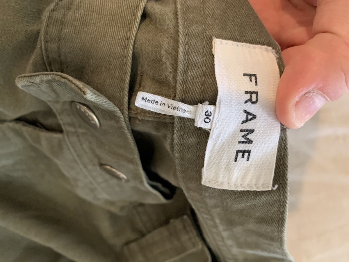 Frame Frame Cargo Pants - 30 - Green Size US 30 / EU 46 - 2 Thumbnail