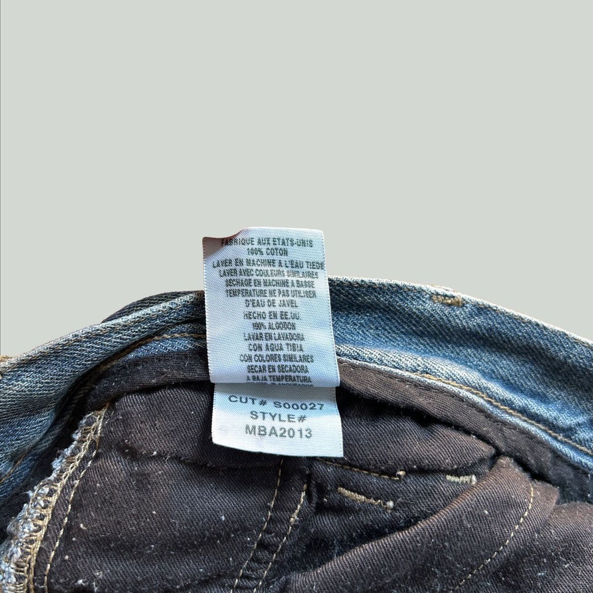 Rick Owens × Rick Owens Drkshdw Rick Owens Slab Denim Size US 38 / EU 54 - 5 Thumbnail