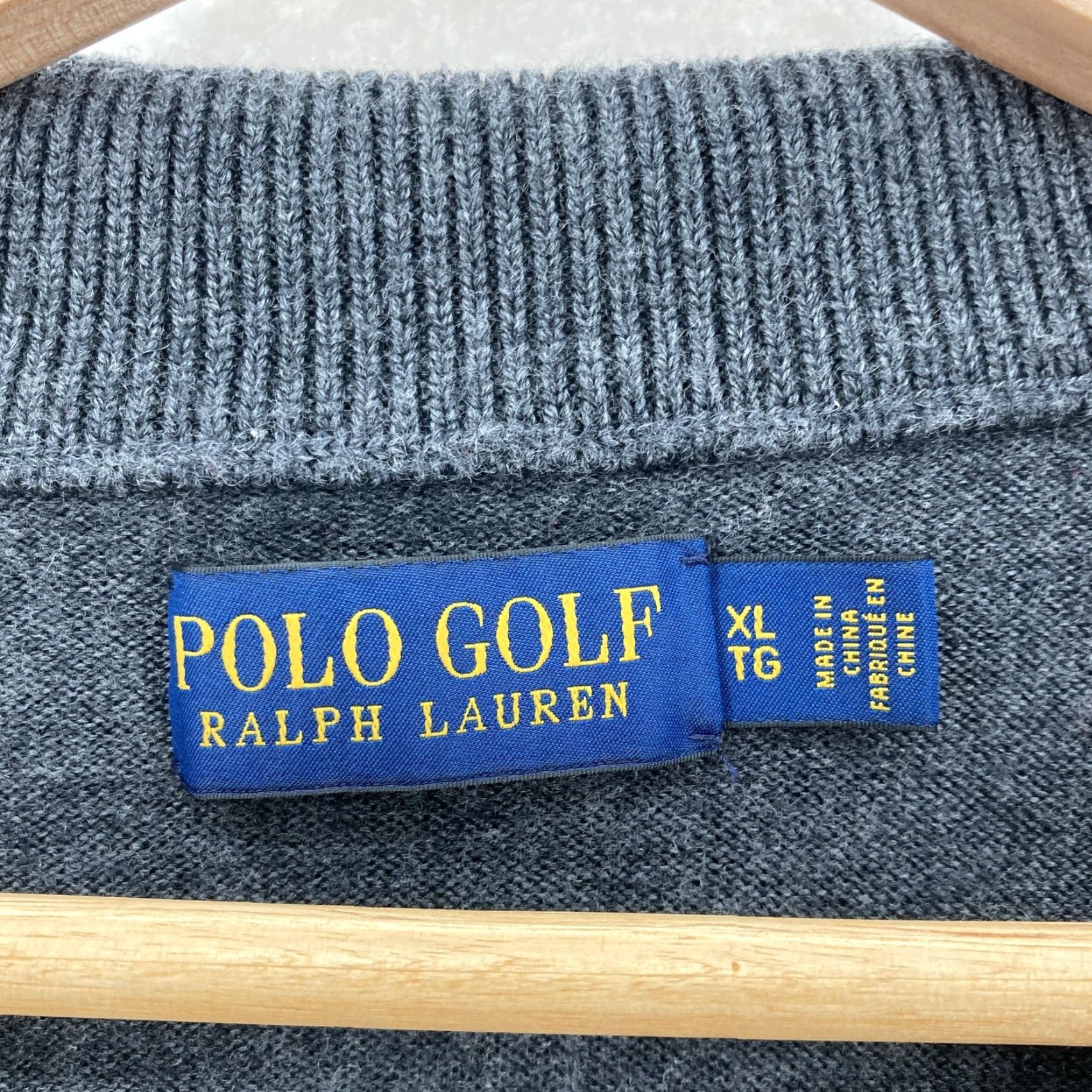 Polo Ralph Lauren Polo Ralph Lauren Sweater Mens XL Gray Merino Wool 1/4 Zip Polo Pony Golf Sweater Mens Size US XL / EU 56 / 4 - 4 Thumbnail