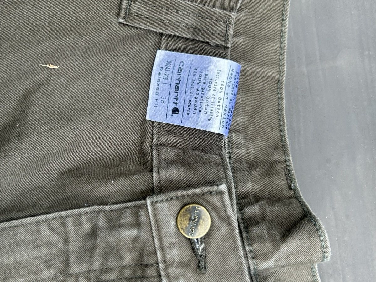 Carhartt × Vintage Vintage green/brown Carhartt carpenter shorts Size US 38 / EU 54 - 4 Thumbnail