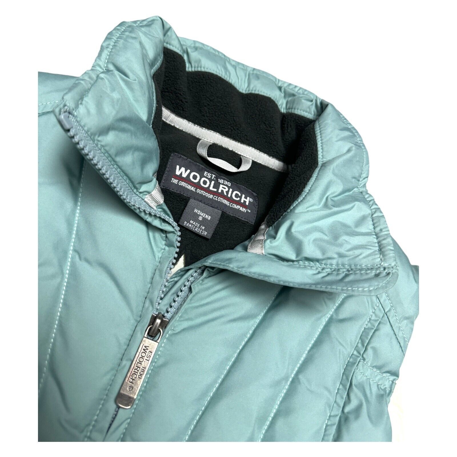 Woolrich Woolen Mills WOOLRICH Puffer Mint Green Insulated Winter Ski Parka Vest Size S / US 4 / IT 40 - 3 Thumbnail