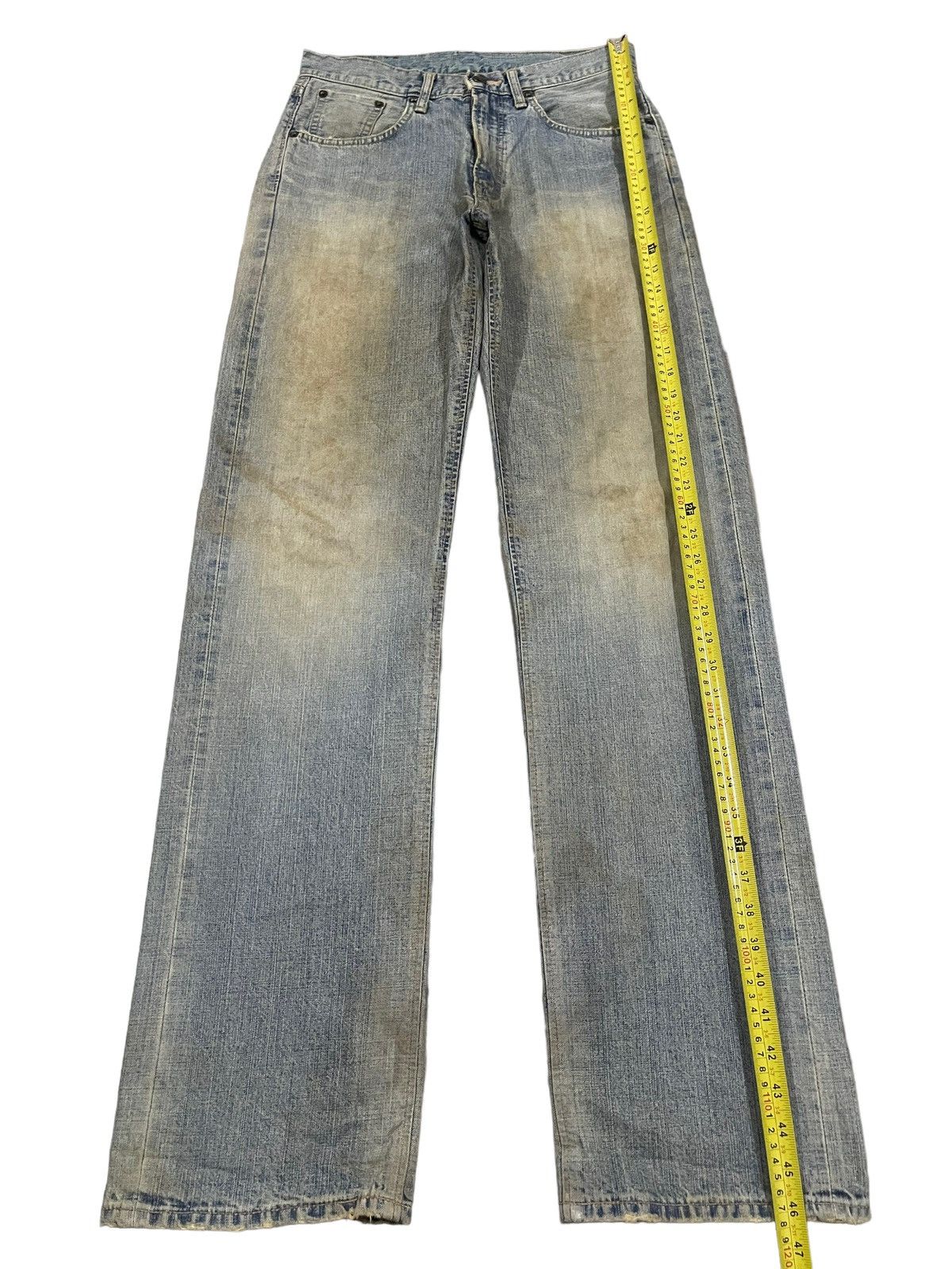 Edwin Vintage 90s Edwin Mud Wash Style Loose Jeans Size US 30 / EU 46 - 10 Thumbnail