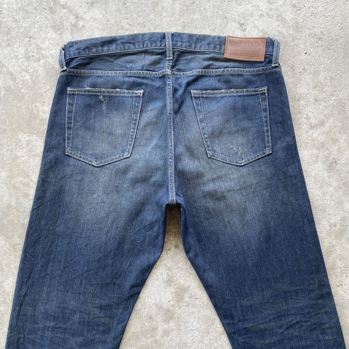 Japanese Brand × Jean × Vintage Vintage The Stooge Japan Faded Denim Jeans Pants Mud Wash Size US 34 / EU 50 - 11 Thumbnail