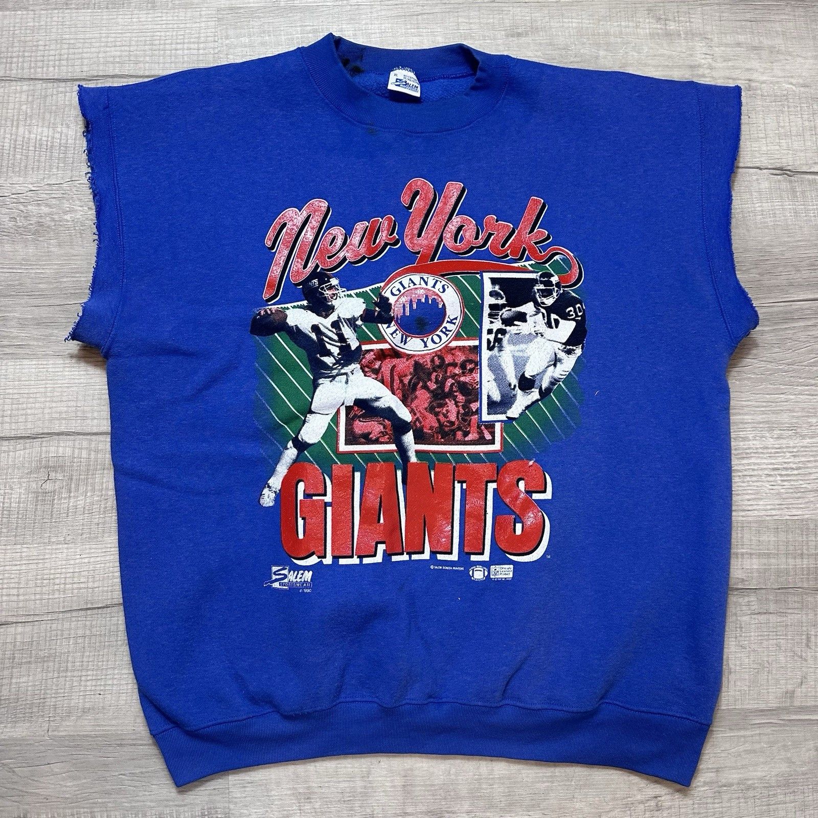 Salem Sportswear Vintage 1990 Salem Sportwear New York Giants XL Sweatshirt Size US XL / EU 56 / 4 - 1 Thumbnail
