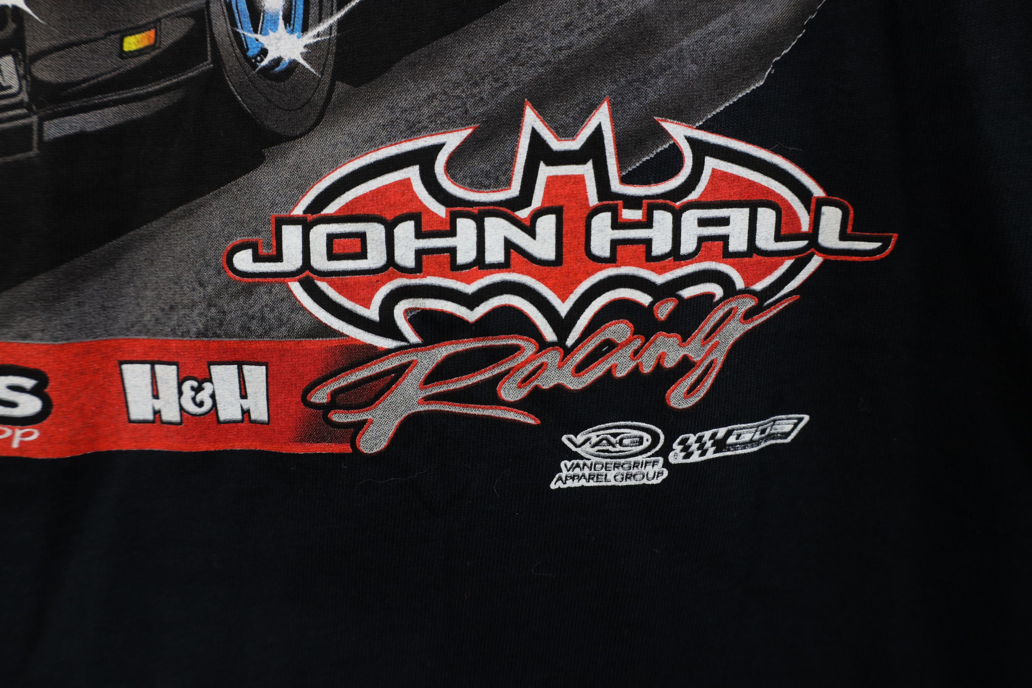 Vintage Vintage Y2K Batman John Hall Racing Long Sleeve T-Shirt Size US XL / EU 56 / 4 - 12 Thumbnail