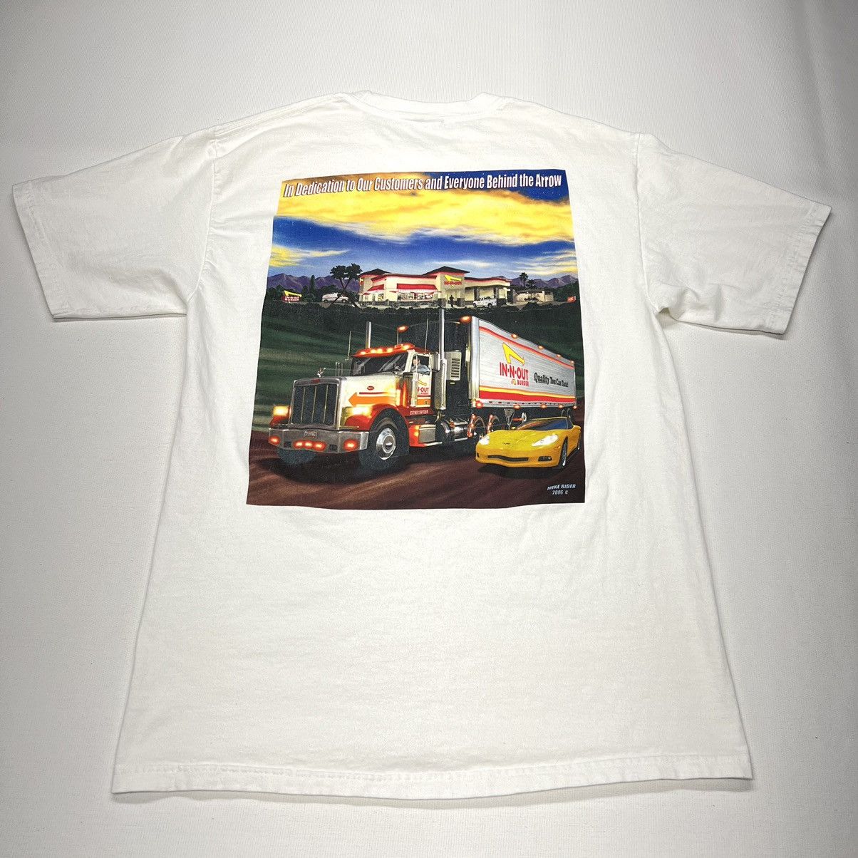 Other In-N-Out Tee Shirt White Las Vegas Truck Car Graphic Size US M / EU 48-50 / 2 - 1 Thumbnail