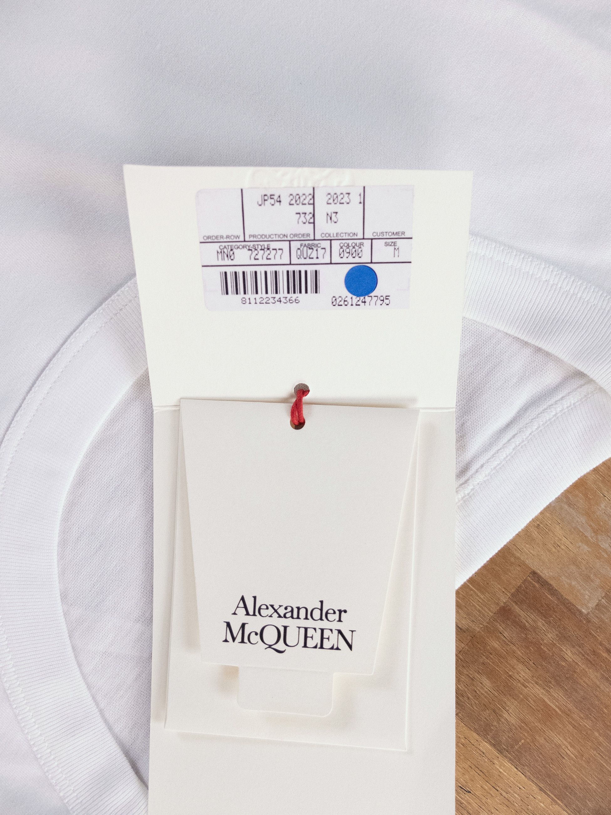 Alexander McQueen ALEXANDER MCQUEEN white Triple Iconic Logo t-shirt Medium Size US M / EU 48-50 / 2 - 5 Thumbnail
