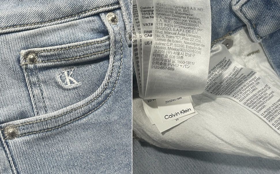 Calvin Klein Calvin Klein Jeans High Rise Super Skinny Ankle Stretchy Size 26" / US 2 / IT 38 - 3 Thumbnail