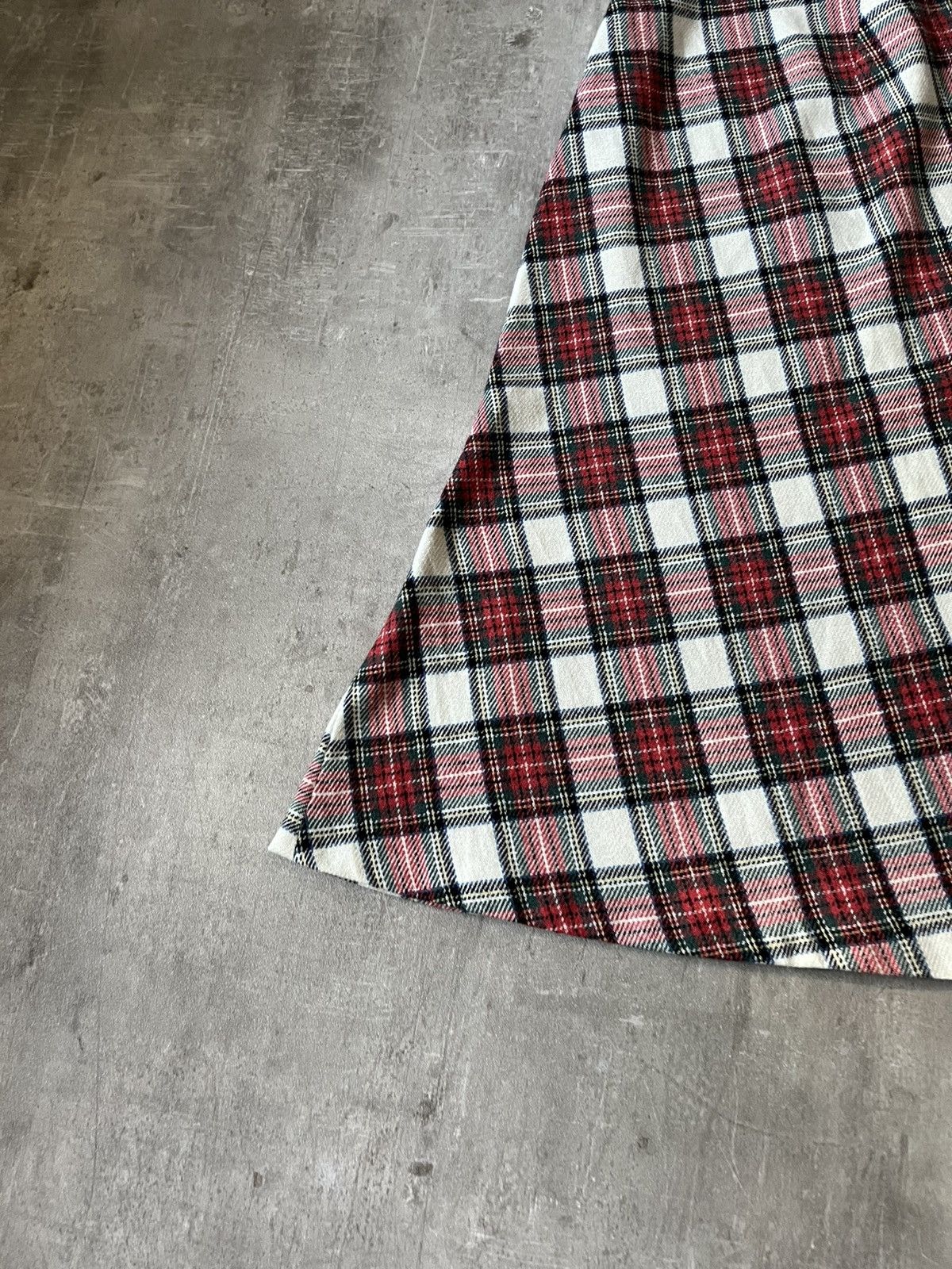 Yohji Yamamoto Y's Yohji Yamamoto wool checke skirt multicolor Size 28" / US 6 / IT 42 - 2 Thumbnail