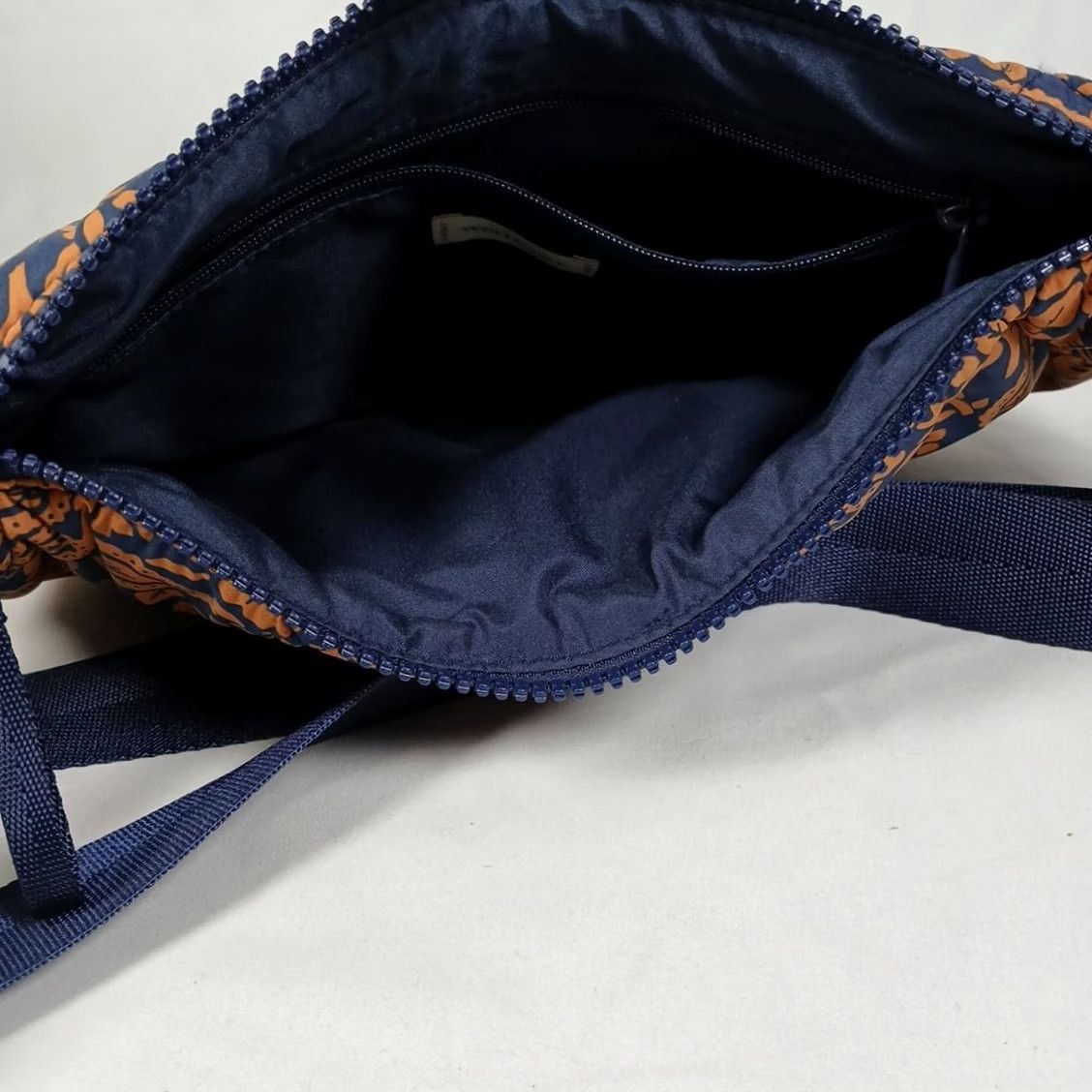 Vera Bradley Vera Bradley Quilted Shoulder Bag Orange Blue Floral Paisley Adjustable Strap Medium Women USB? Size ONE SIZE - 4 Thumbnail