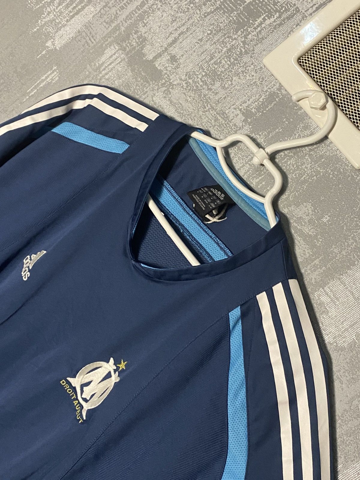 Adidas × Vintage Vintage Olympique de Marseille Adidas Soccer Jersey 2004/05 Size US L / EU 52-54 / 3 - 3 Thumbnail