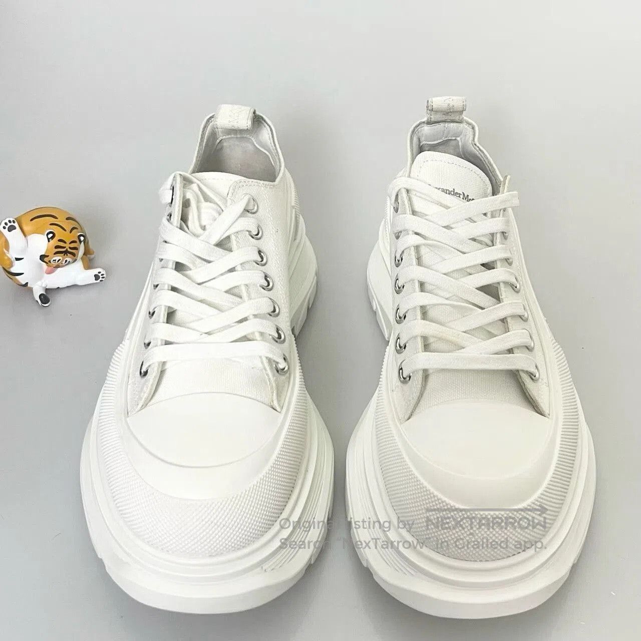 Alexander McQueen Alexander McQueen White Martin Boots. Size US 7 / EU 40 - 3 Thumbnail