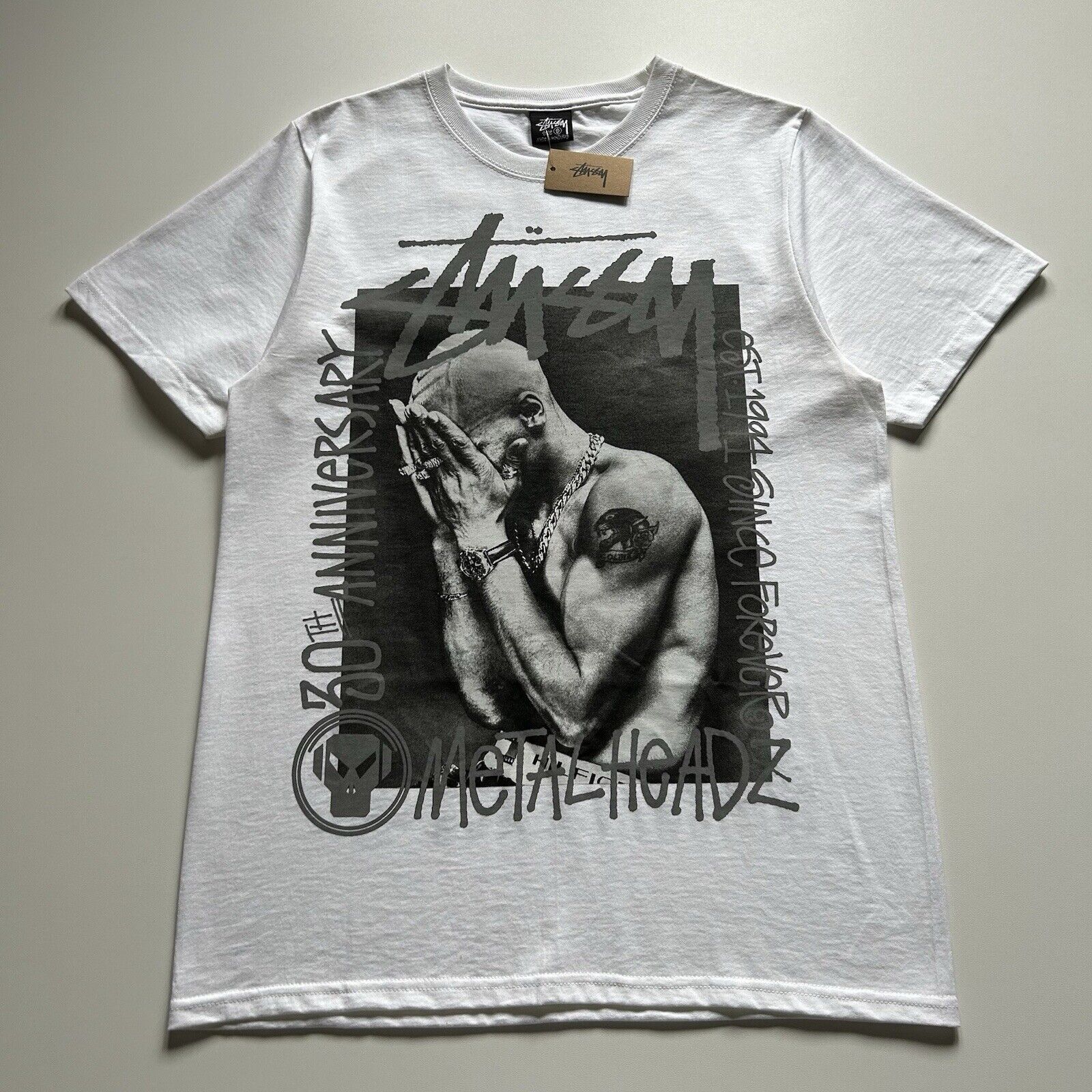 Stussy Stussy x Goldie Metalheadz 30th Tee - White | Grailed