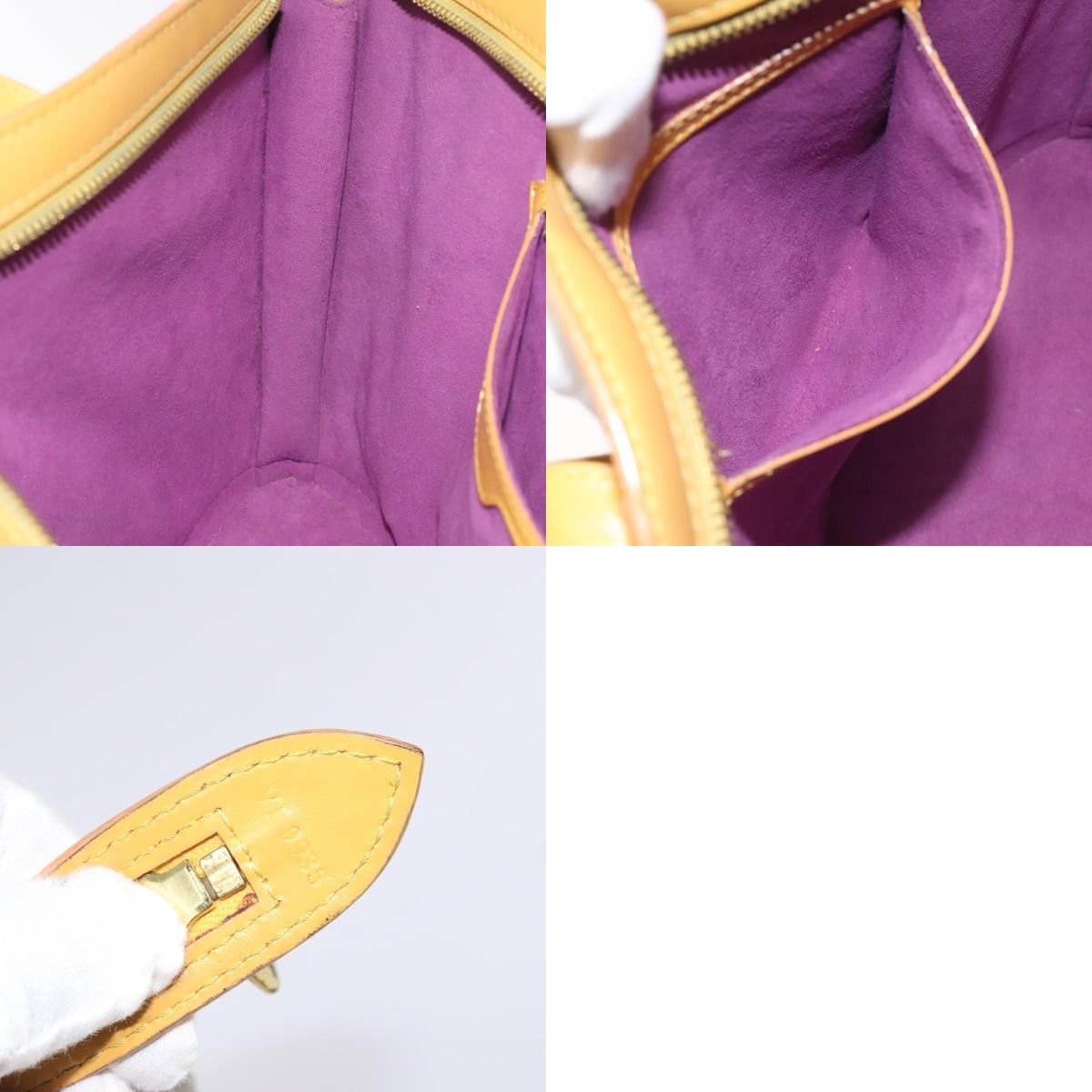 Louis Vuitton LOUIS VUITTON Epi Saint Jacques Hand Bag Yellow M52279 Size ONE SIZE - 12 Thumbnail