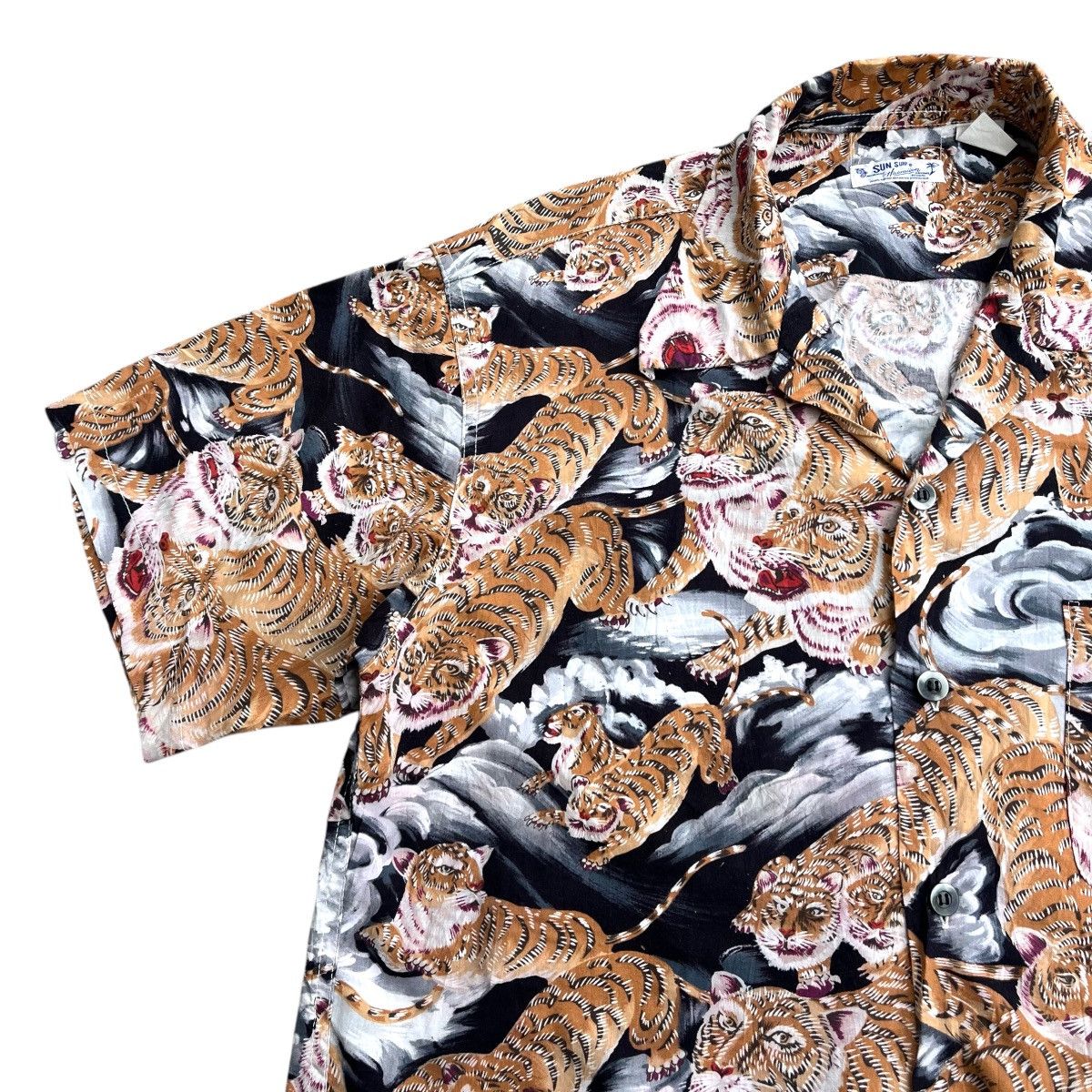 Sun Surf × Toyo Enterprises Vintage Sun Surf Tiger Open Collar Hawaiian Shirt Size US L / EU 52-54 / 3 - 3 Thumbnail