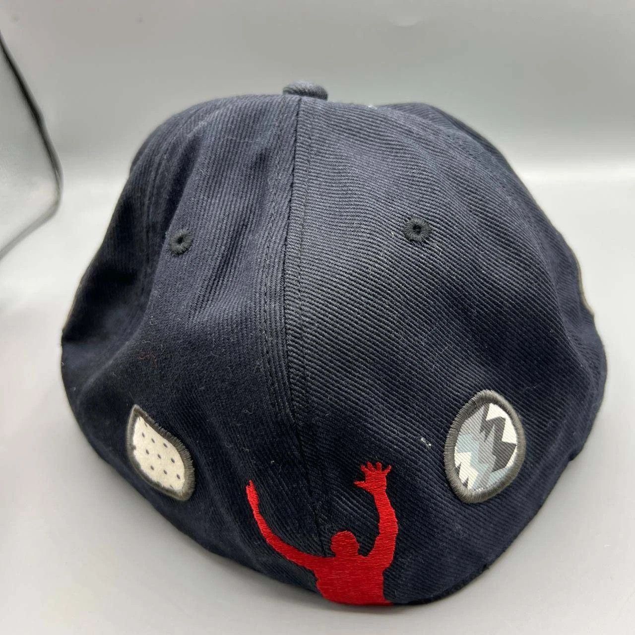 Jordan Brand Air Jordan Hat Men 7 3/8 Black Embroidered Fitted Cap Size ONE SIZE - 2 Thumbnail