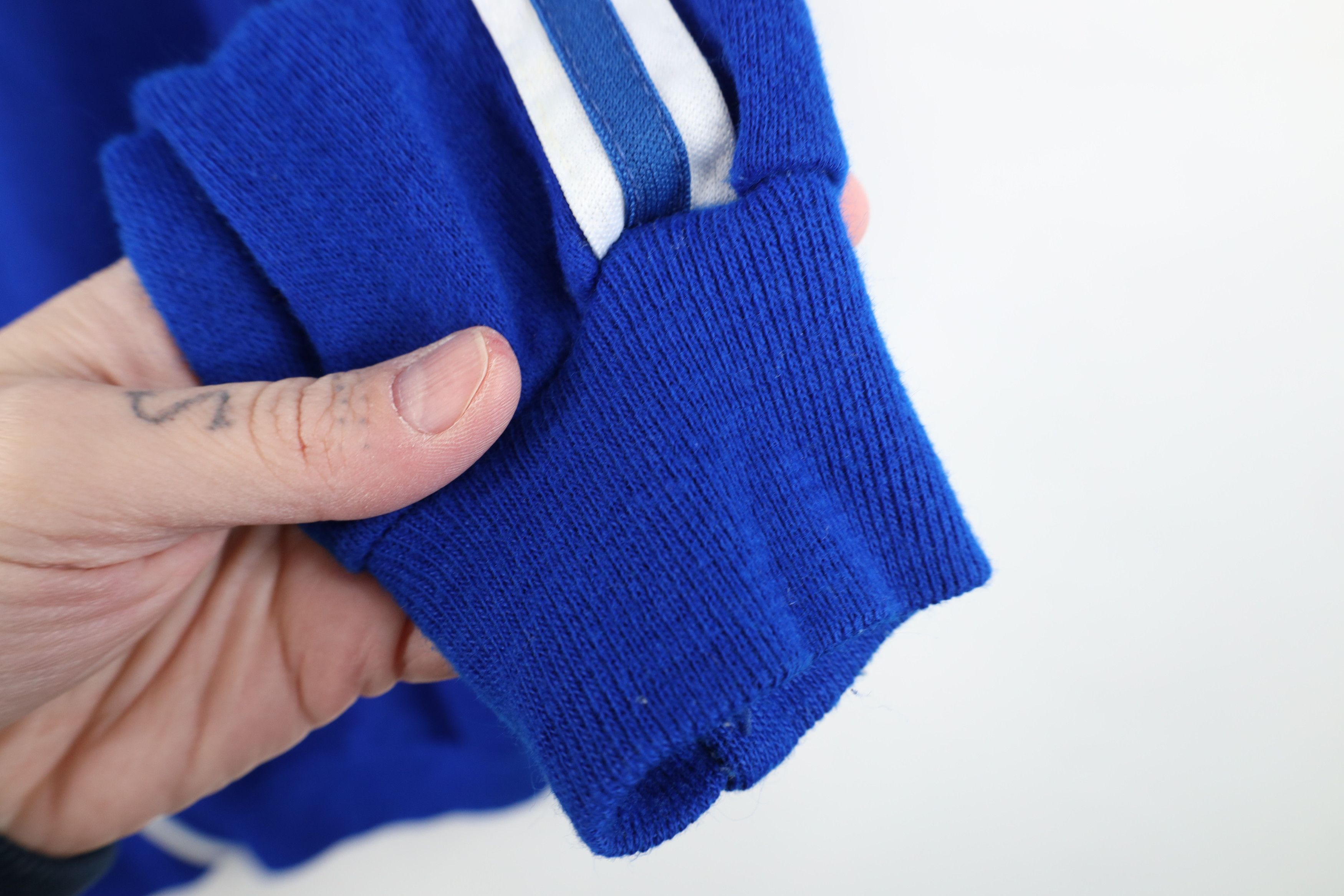 Vintage Vintage 70s Streetwear Warm Up Soccer Track Jacket Blue USA Size US L / EU 52-54 / 3 - 11 Thumbnail