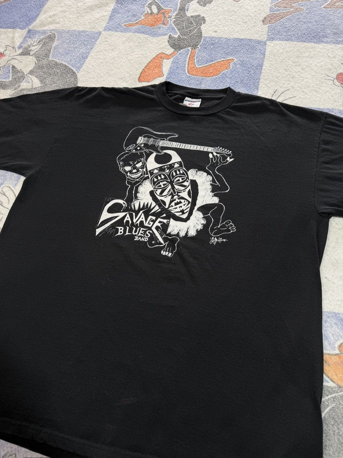 Vintage Vintage savage blues band tee Size US XL / EU 56 / 4 - 2 Thumbnail