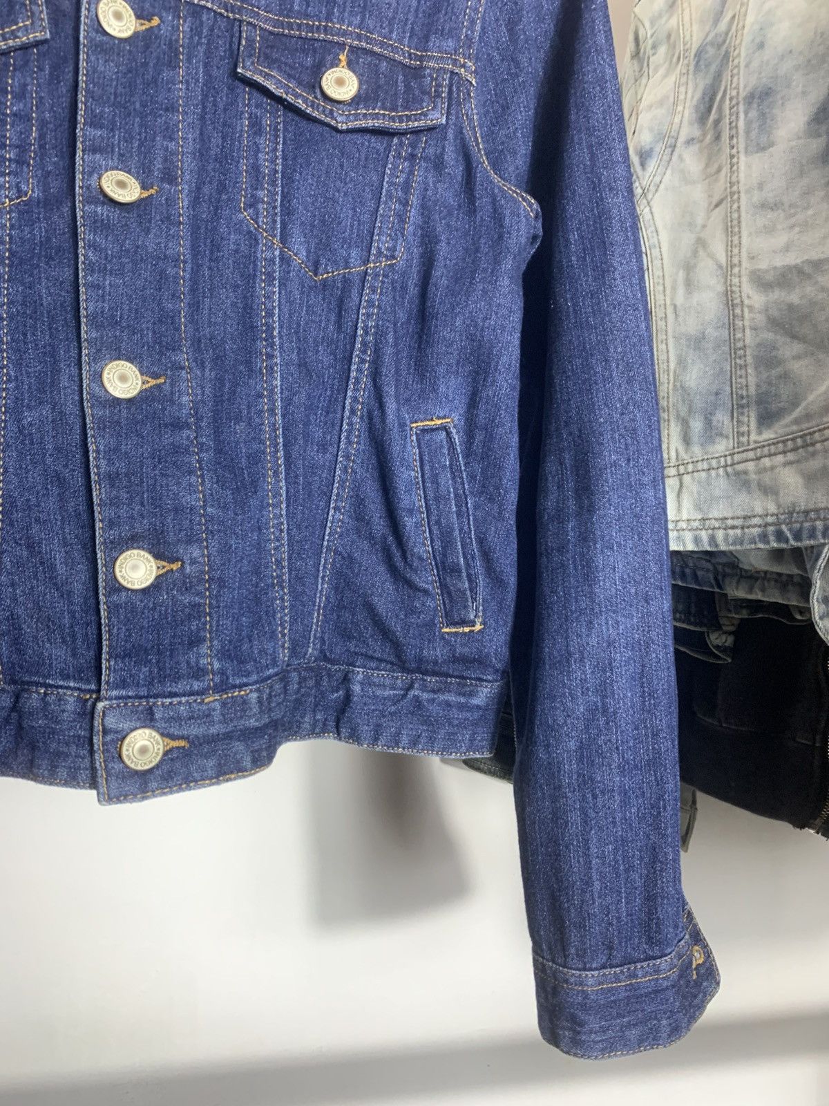 Vintage Indigobank Jeans Jacket Size US S / EU 44-46 / 1 - 7 Thumbnail