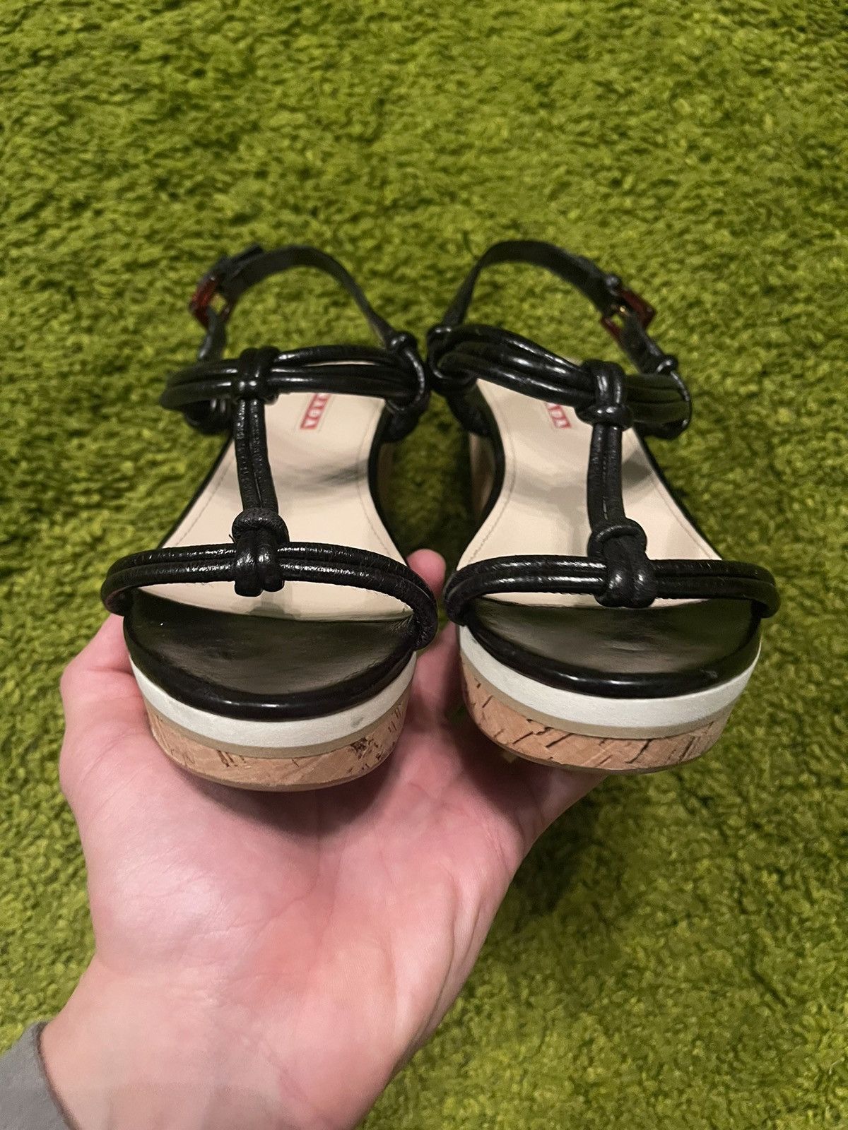 Prada Prada avant Garde platform sandals Size US 6 / IT 36 - 11 Thumbnail