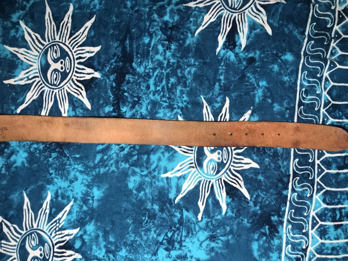 Energie Vintage Leather Belt ENERGIE Y2K Size 34 - 11 Thumbnail