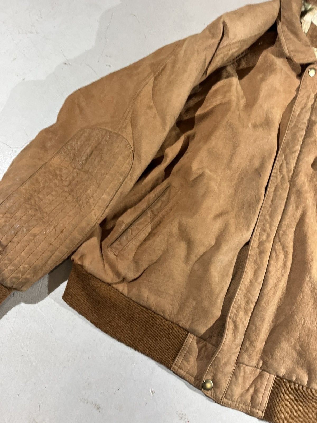Marlboro Marlboro vintage mens leather bomber jacket Size US L / EU 52-54 / 3 - 4 Thumbnail