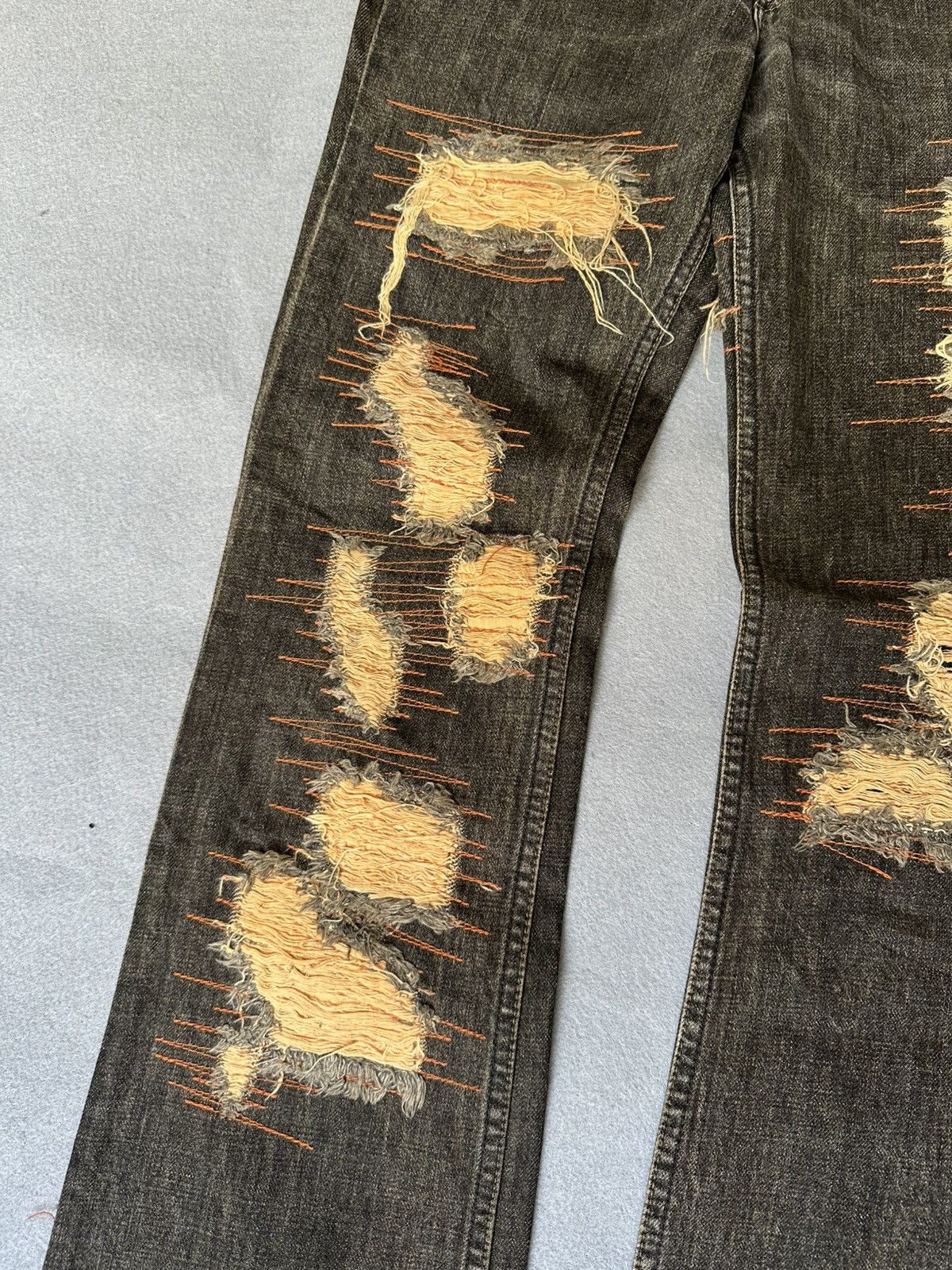 Levi's Vintage Clothing FLARE Levi’s 517 Distressed Denim Size US 28 / EU 44 - 7 Thumbnail