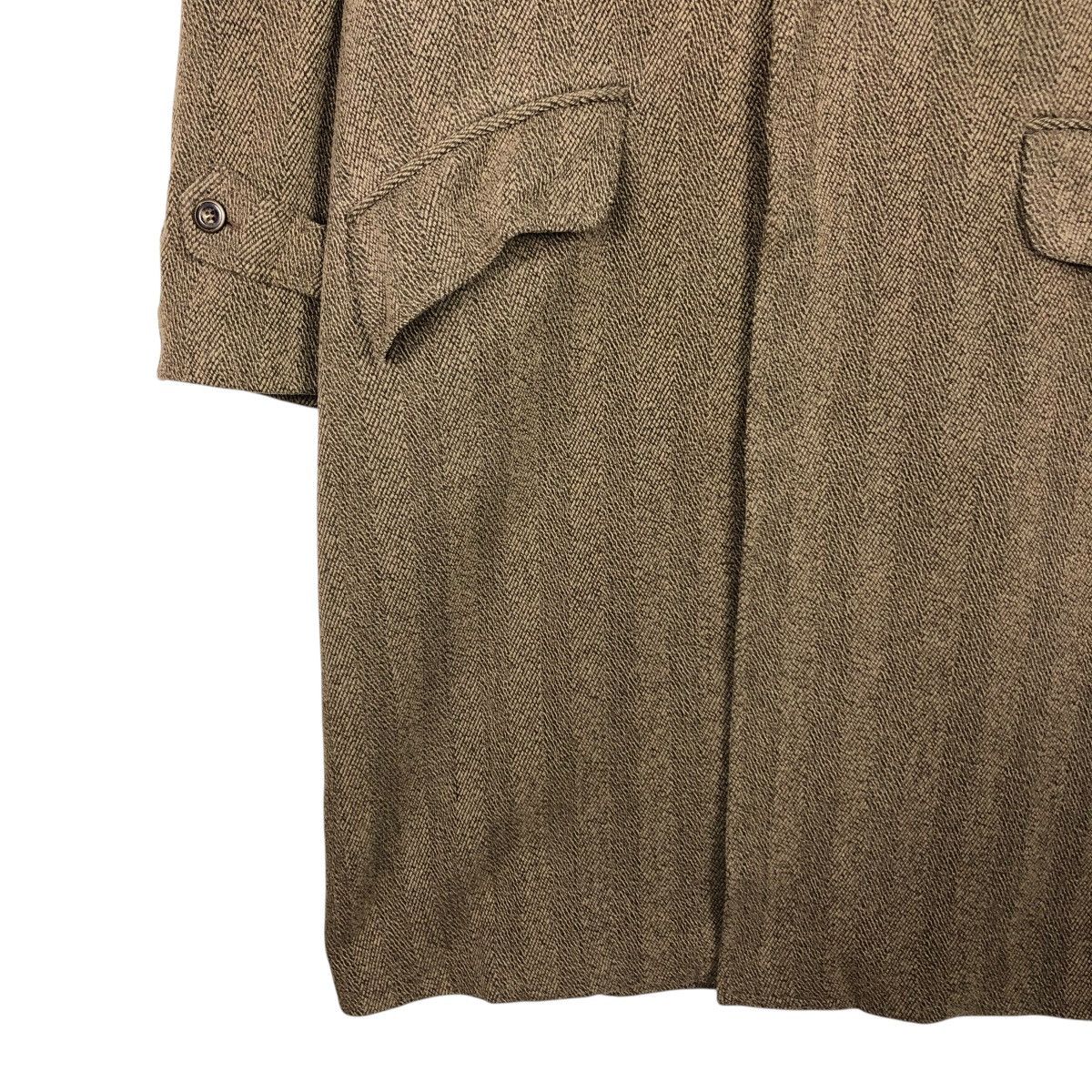 Vintage 🔥RICH BROWN LONG COATS WOOL HERRINGBONE MARTEN’S CASHMERE Size US M / EU 48-50 / 2 - 5 Thumbnail